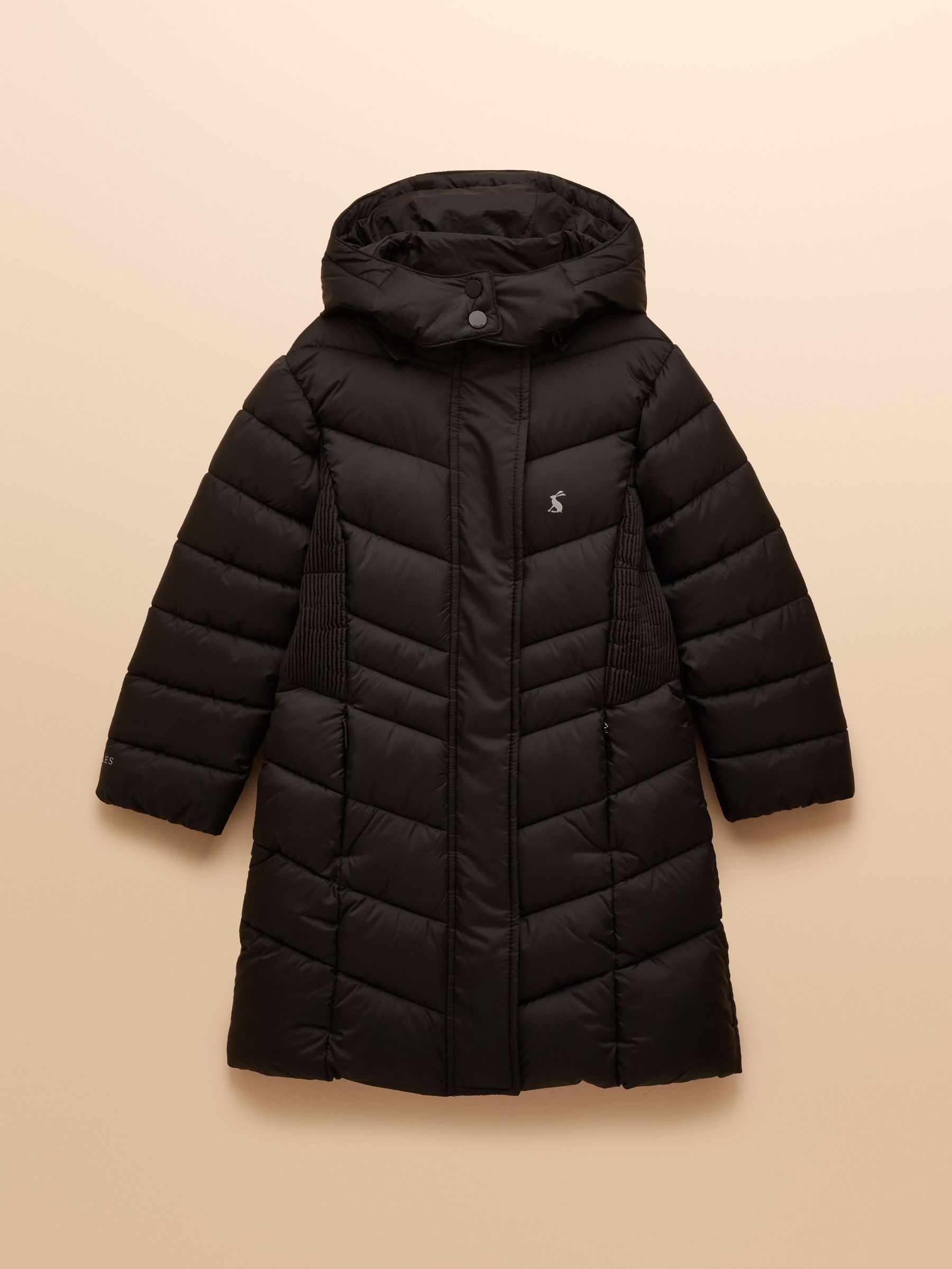 Girls' Pembury Black Showerproof Padded Coat (AN2913) | £49 - £59