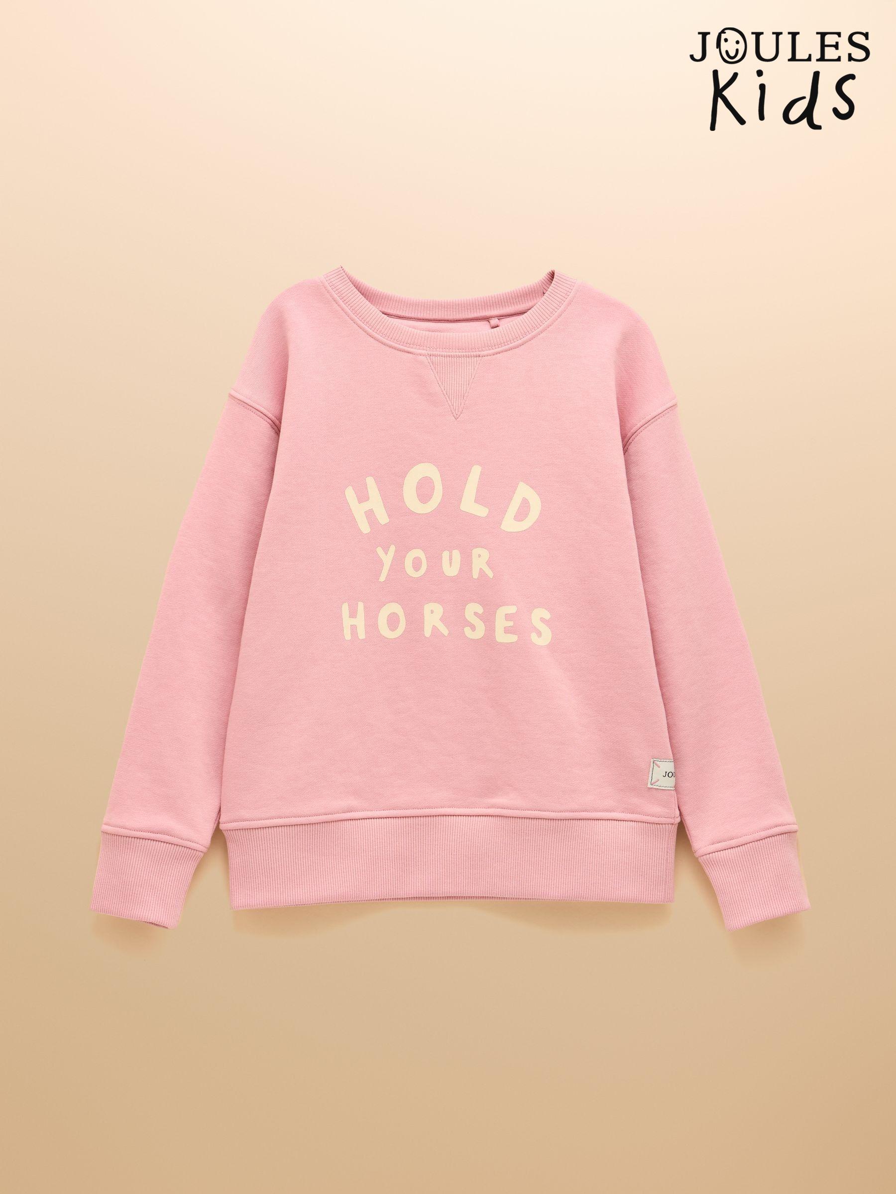 Kids' Sundaze Pink Crew Neck Sweatshirt (AN2920) | £16 - £18