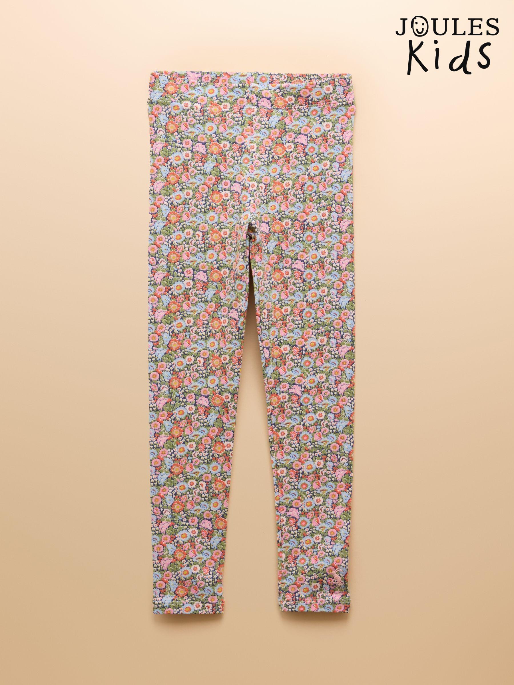Girls' Deedee Pink Ditsy Jersey Leggings (AN2933) | £12 - £14