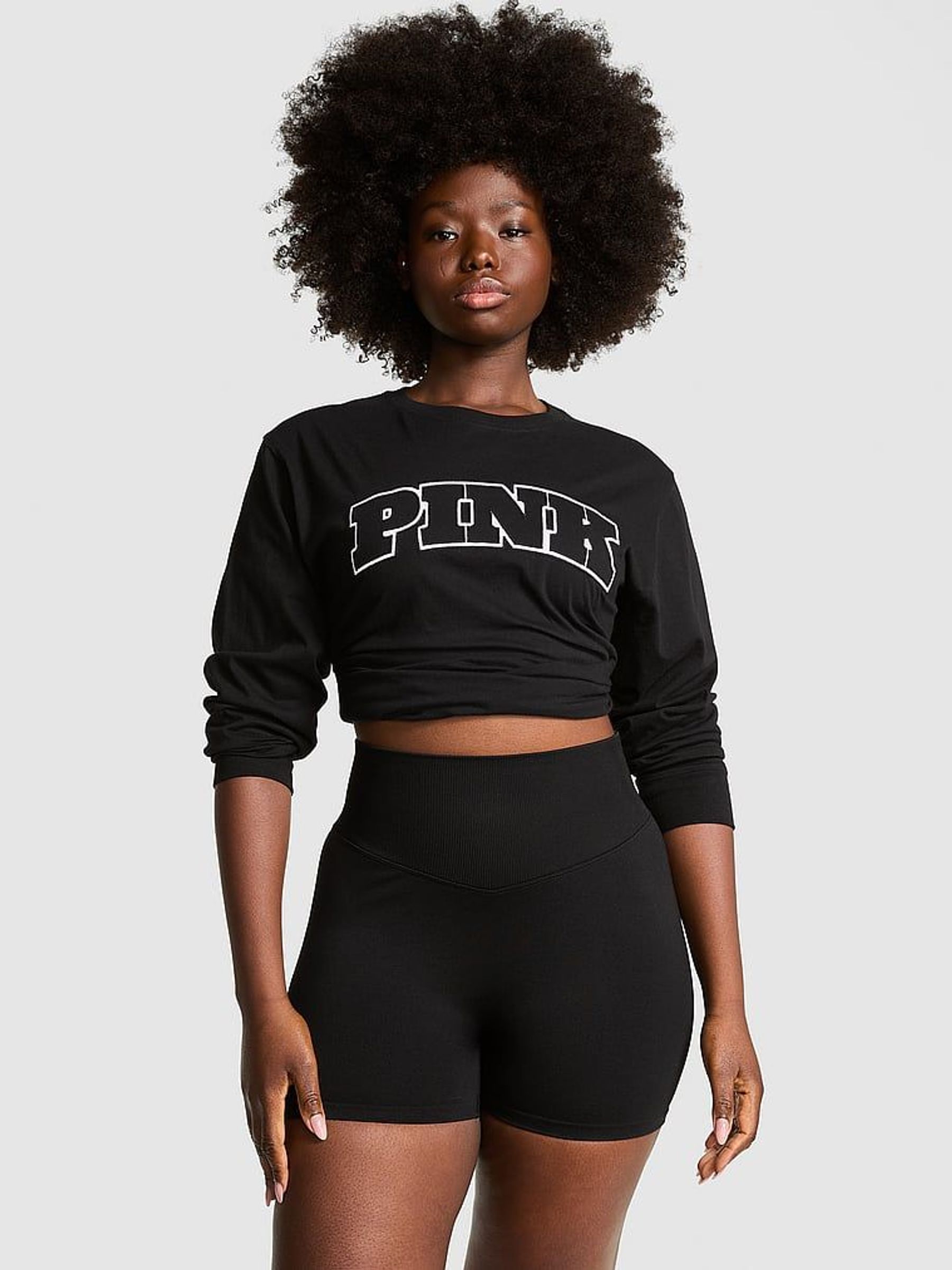 Black Seamless Shorts (AN3550) | £25