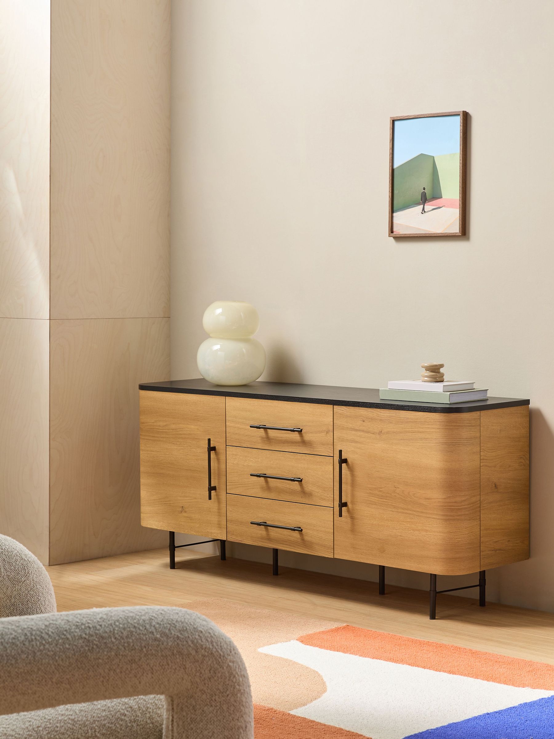 Zeke Large Sideboard in Oak Effect (AN4627) | £499