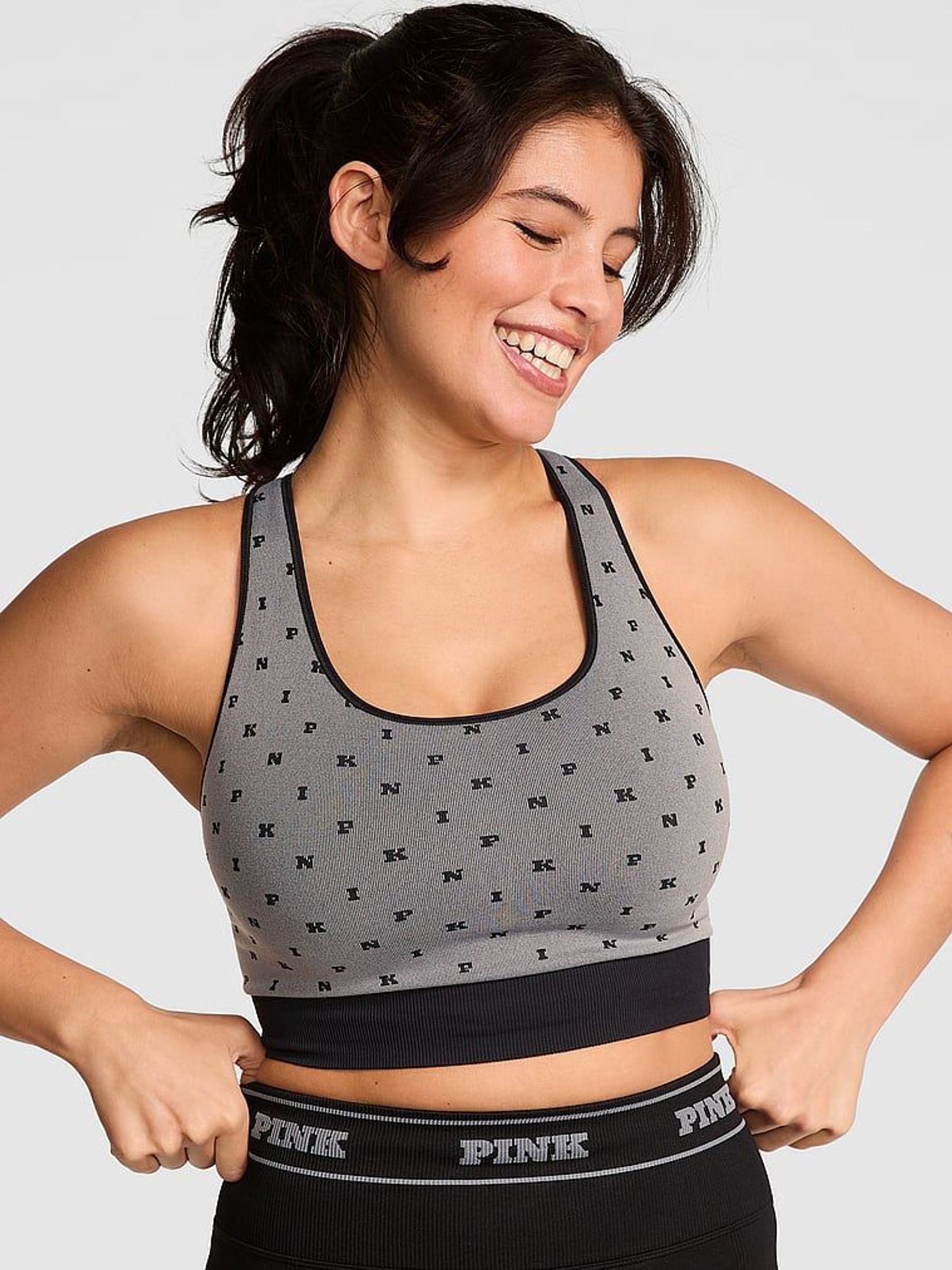 Black Reversible Sports Bra (AN5525) | £25