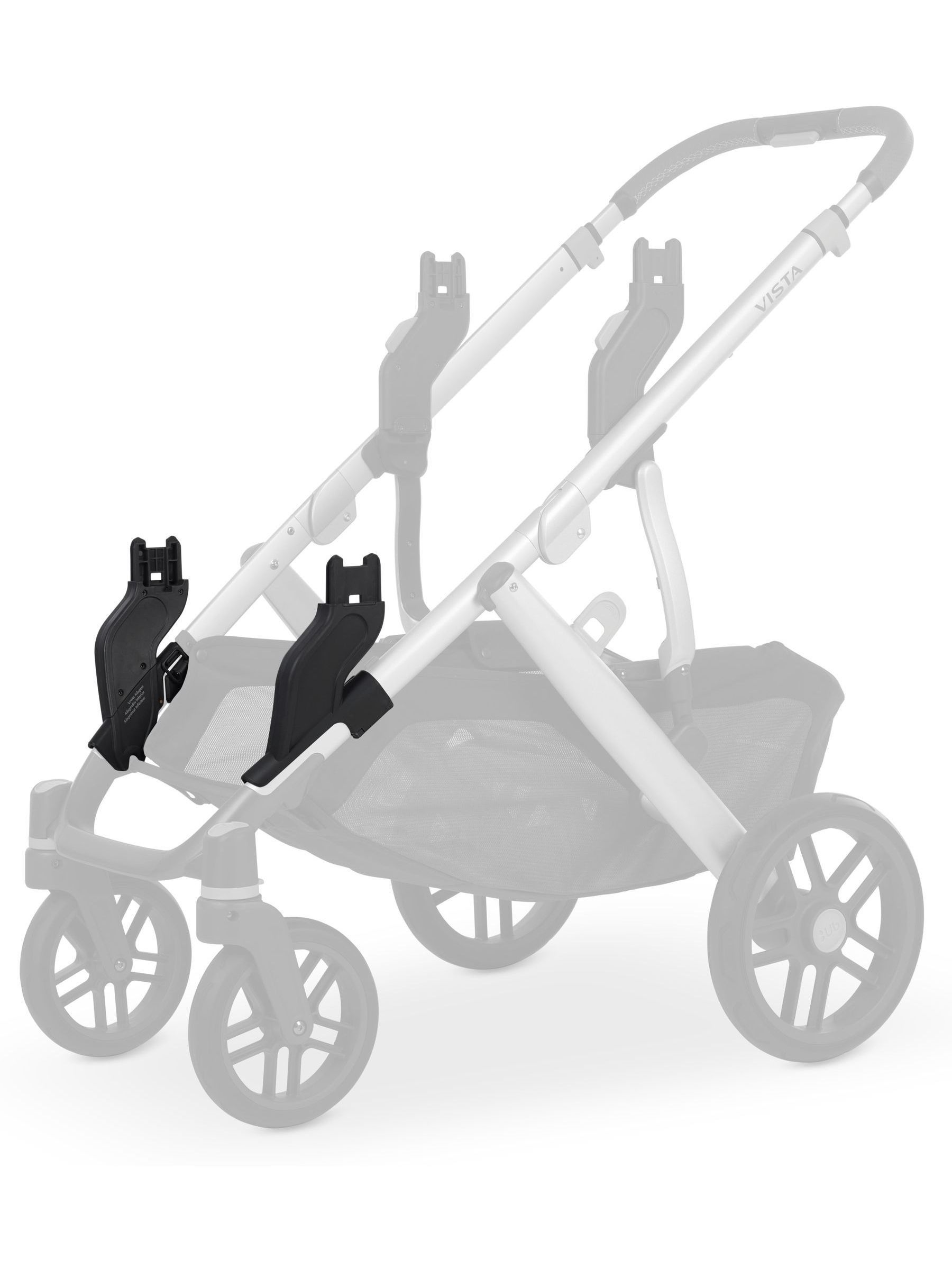 UPPAbaby Black VISTA - Lower Adapter for MESA iSize/ Carrycot (AN6979) | £30