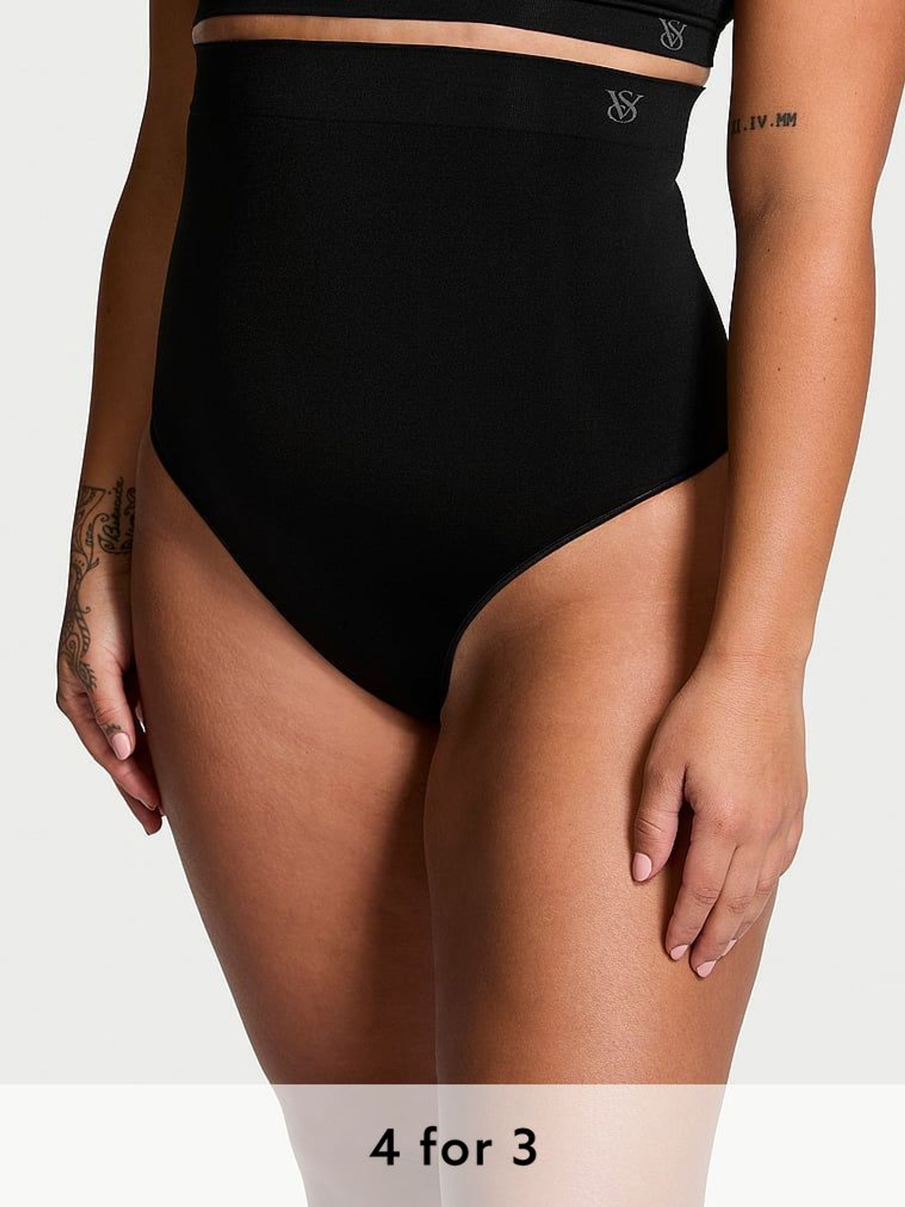 Black Thong Seamless Shaping™ Knickers (AN8099) | £25