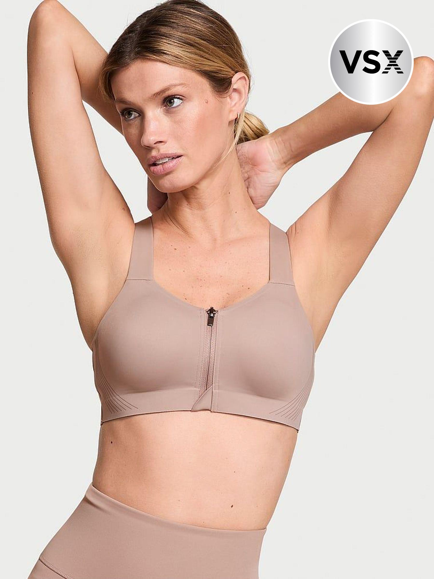 Taupe Nude Front Close High Support Sports Bra (AP2793) | £55