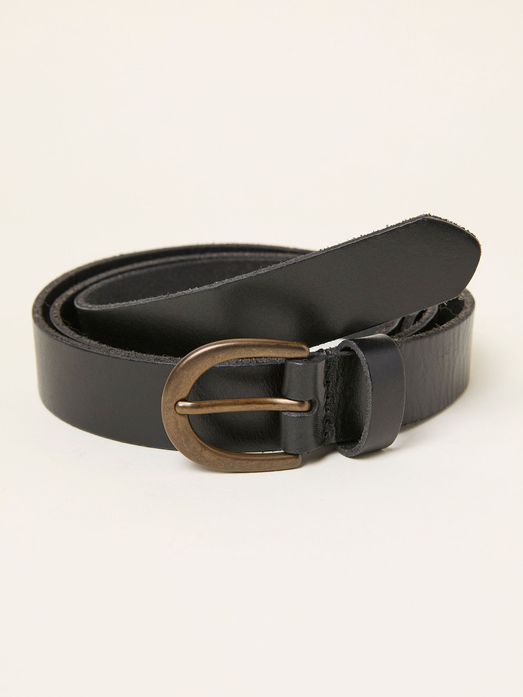 Black Heart Stud Detail Leather Belt (AP5656) | £25