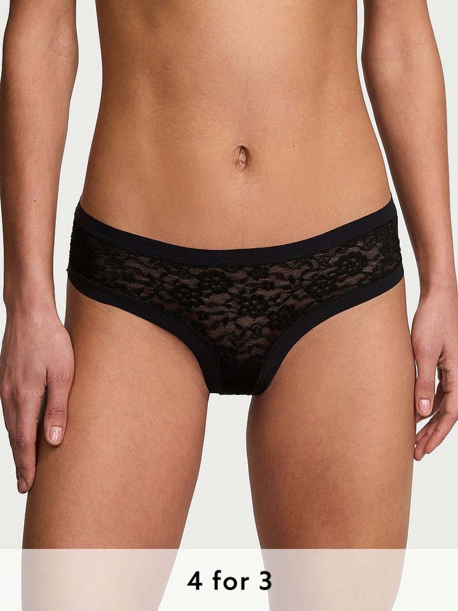 Black Cheeky Knickers (AP6183) | £9