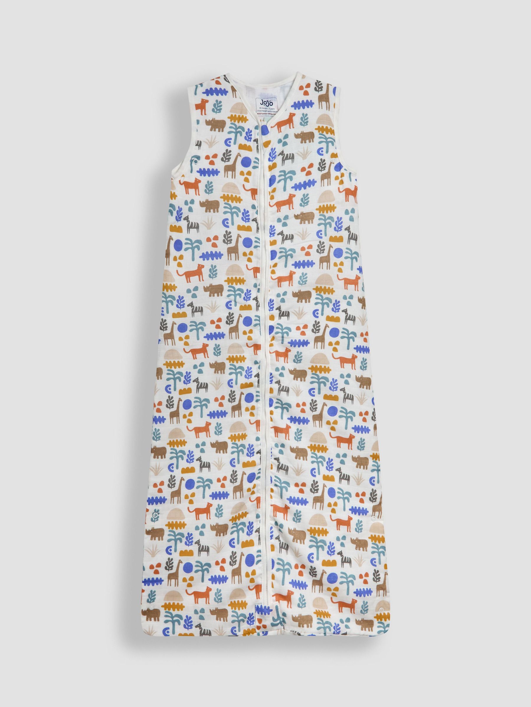 Print 1 Tog Toddler Muslin Sleeping Bag (AP6237) | £30