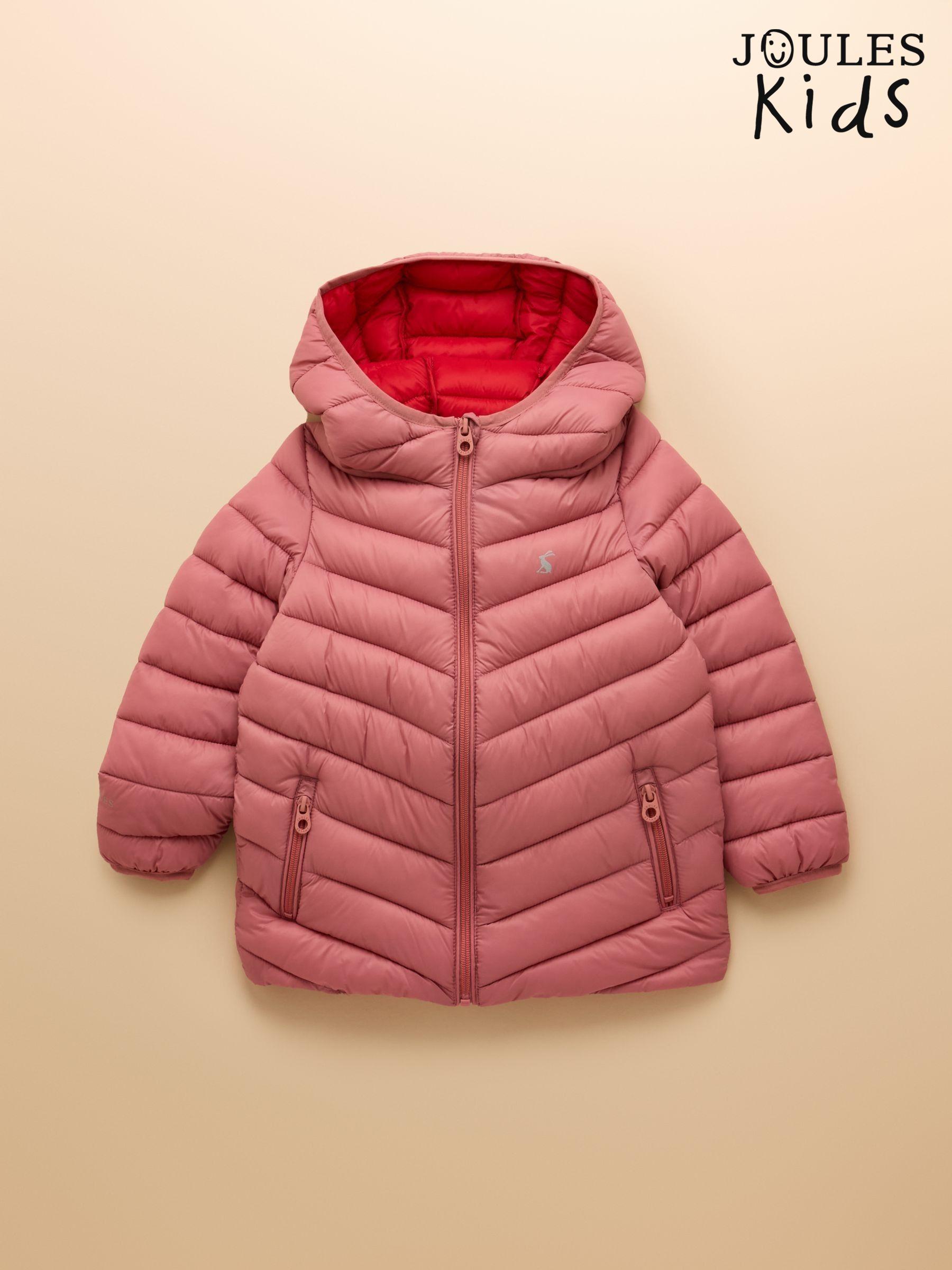 Kids' Cairn Pink Showerproof Padded Coat with Hood (AP9392) | £0