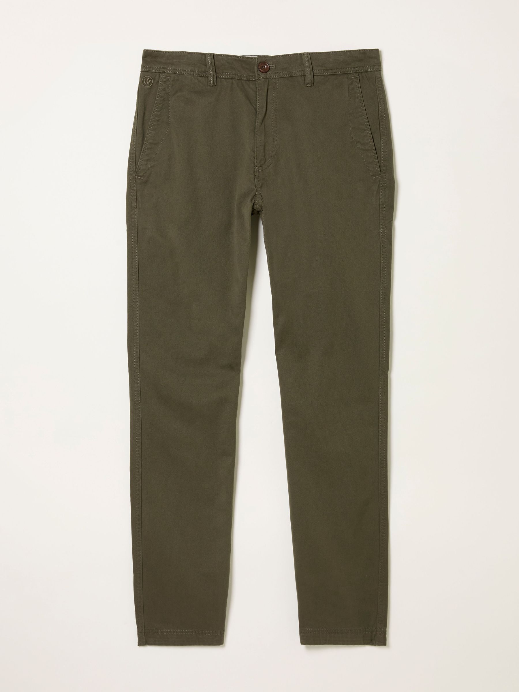 Dark Green Modern Coastal Chinos (AR2351) | £49.50