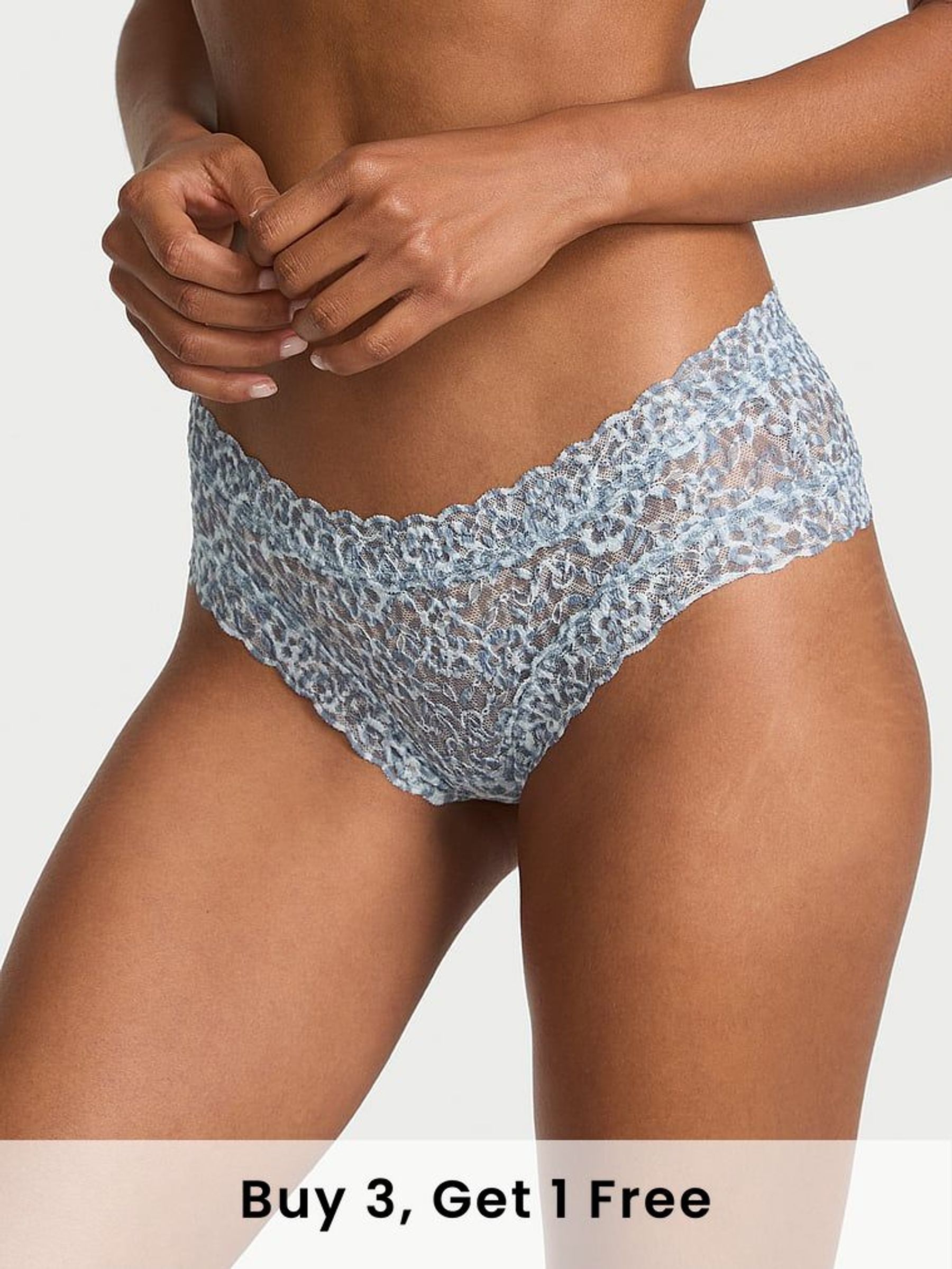 Blue Leopard Cheeky Knickers (AR7190) | £9
