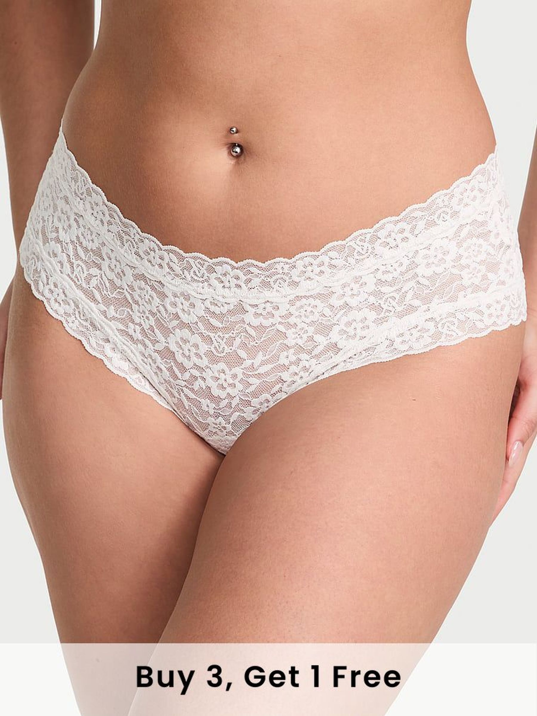 Coconut White Cheeky Knickers (AR7192) | £9