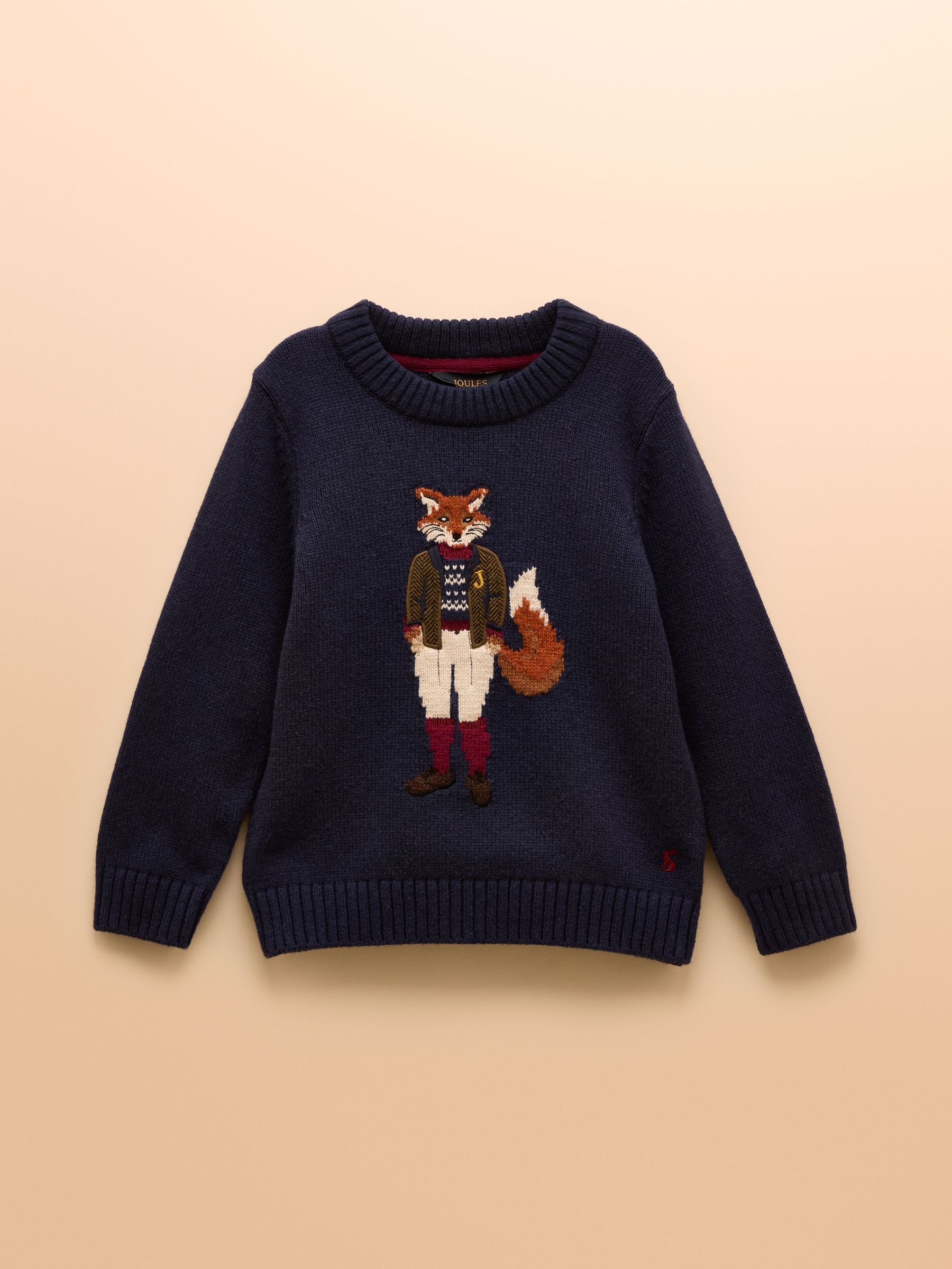Jonty Blue Intarsia Knitted Jumper (AR8592) | £26 - £29