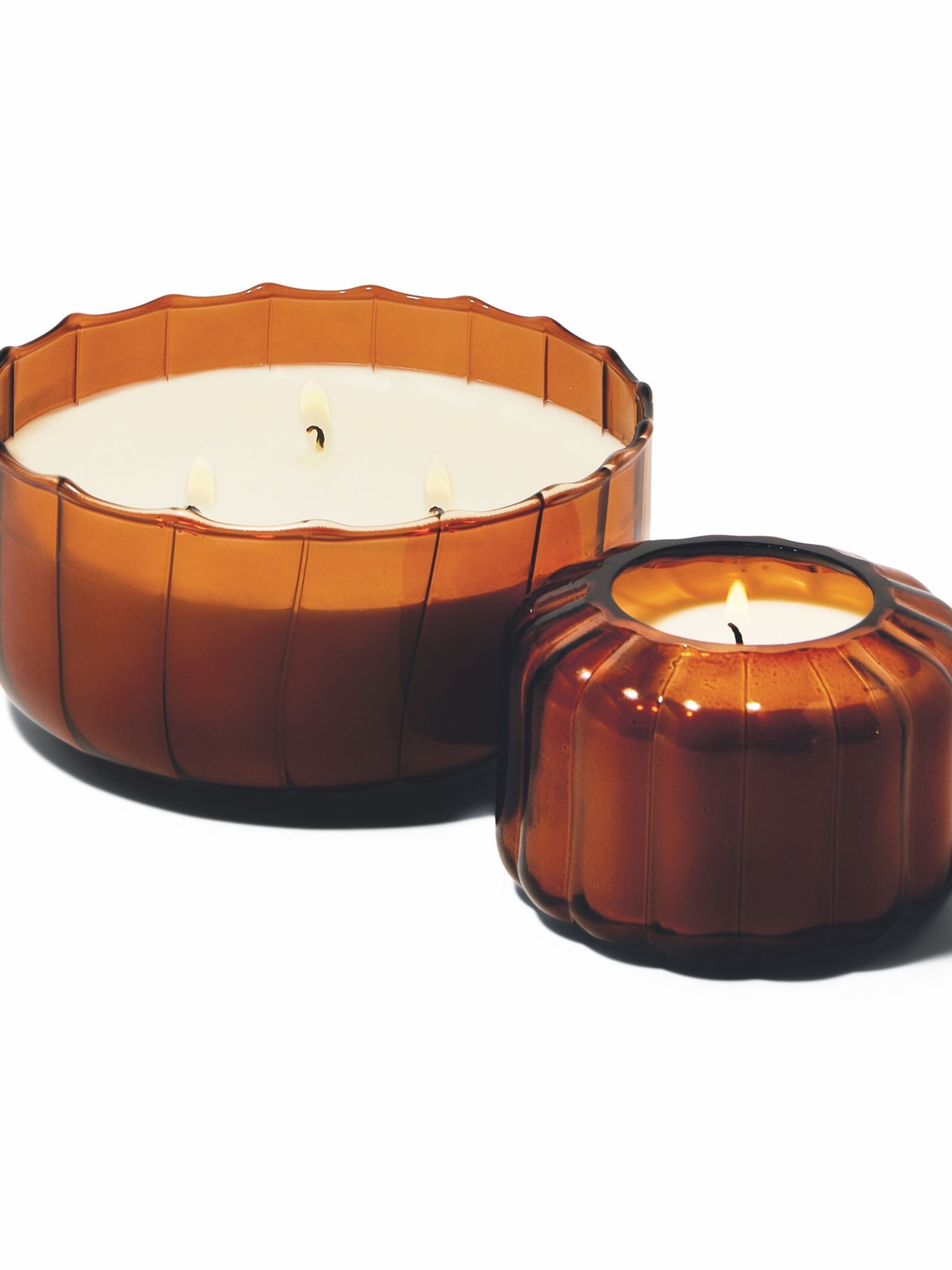 Paddywax Ripple Glass Tobacco  Candle 340g (AR8850) | £30