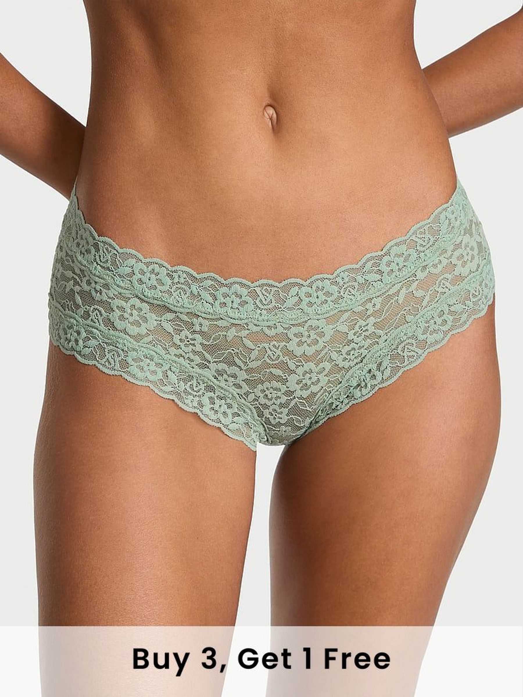 Seasalt Green Cheeky Strappy Back Knickers (AR9437) | £9