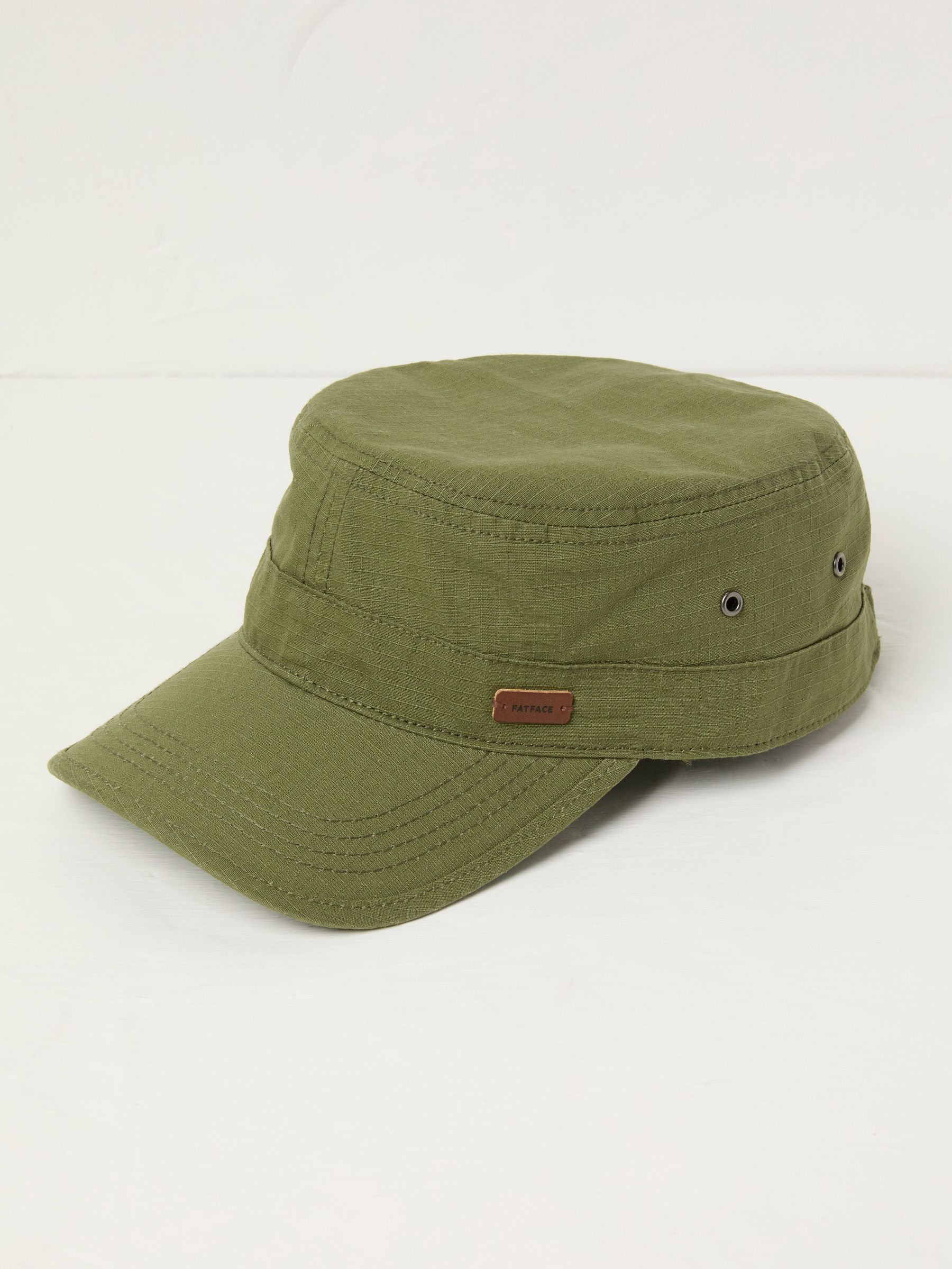 Khaki Green Ripstop Train Driver 100% Cotton Hat (AT0326) | £18