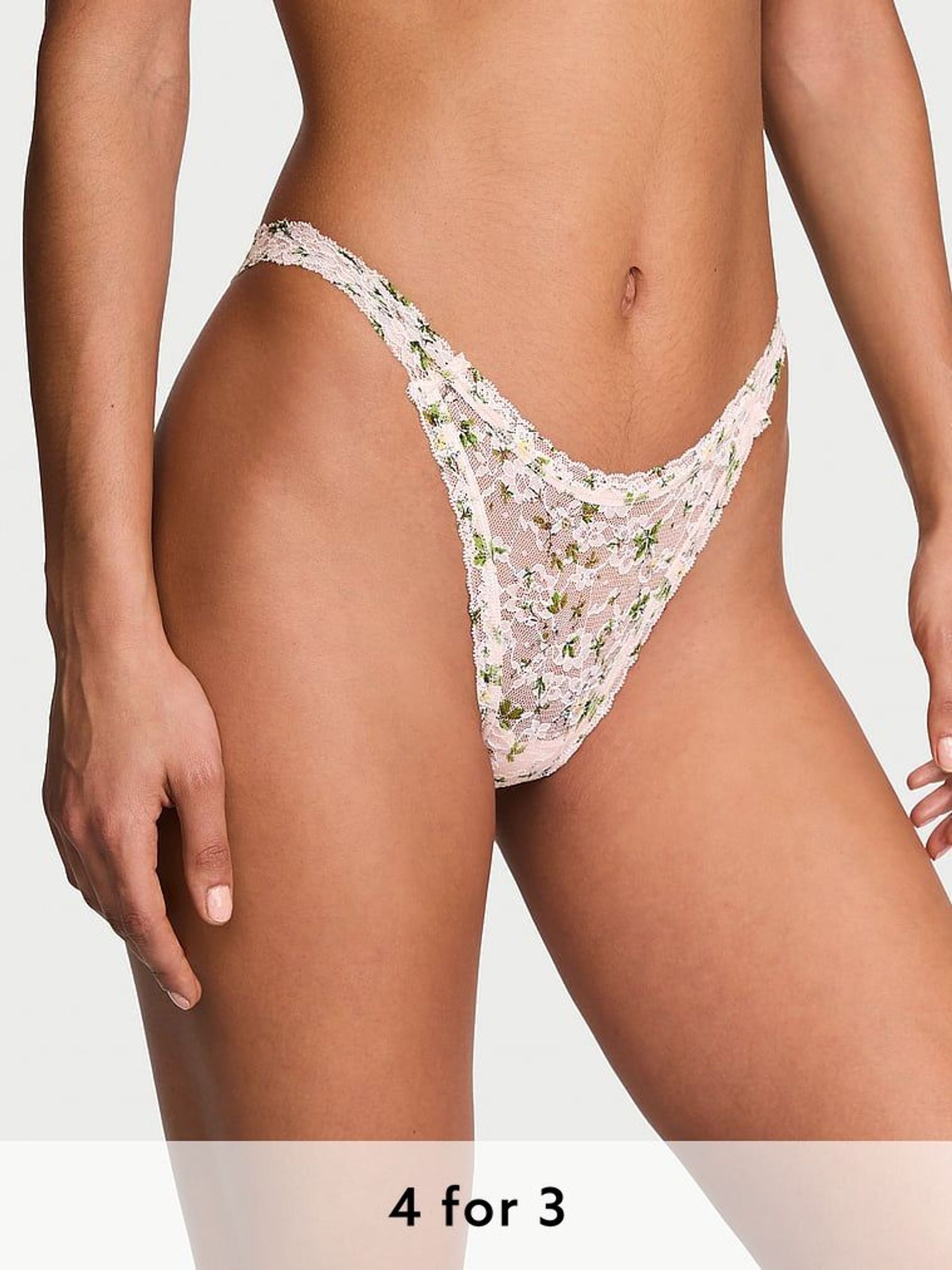 Purest Pink Brazilian Knickers (AT0924) | £9