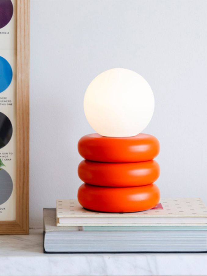 Houseof. Peel Orange Tube Rechargeable Table Lamp (AT1611) | £109