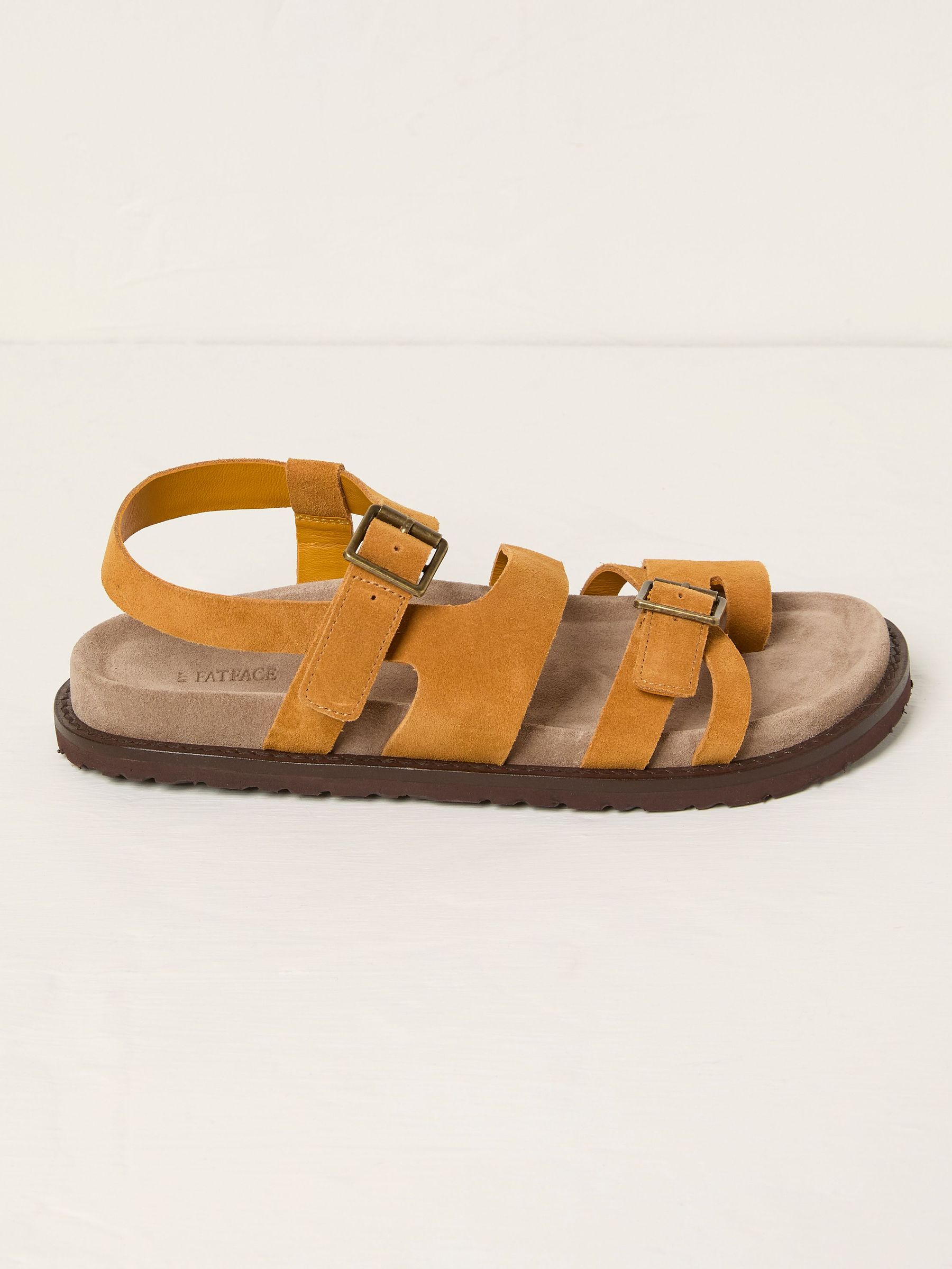 Ochre Yellow Toe Post Sandal (AT1857) | £65.50