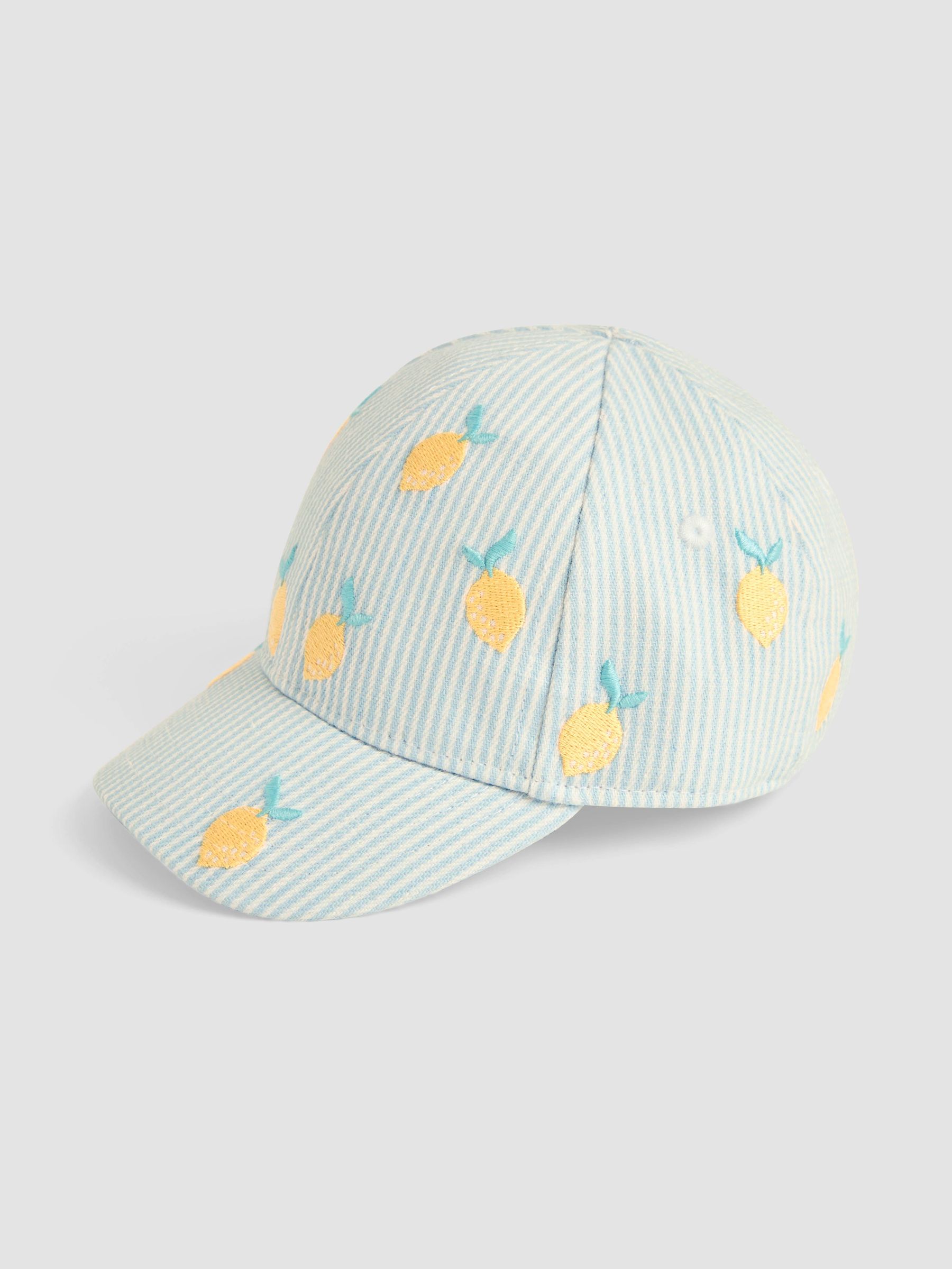 Blue Embroidered Cap (AT1963) | £15