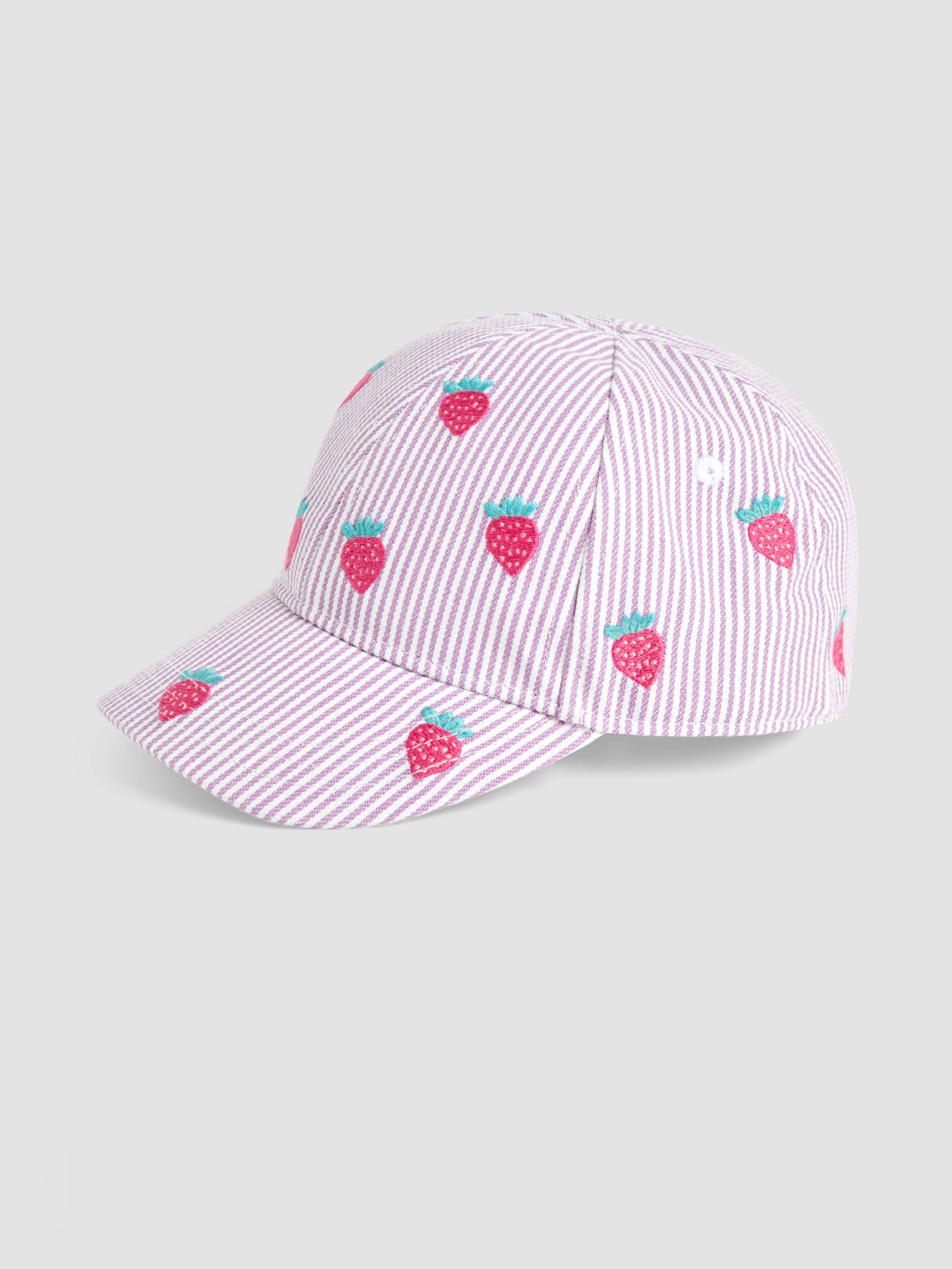 Lilac Embroidered Cap (AT1973) | £15