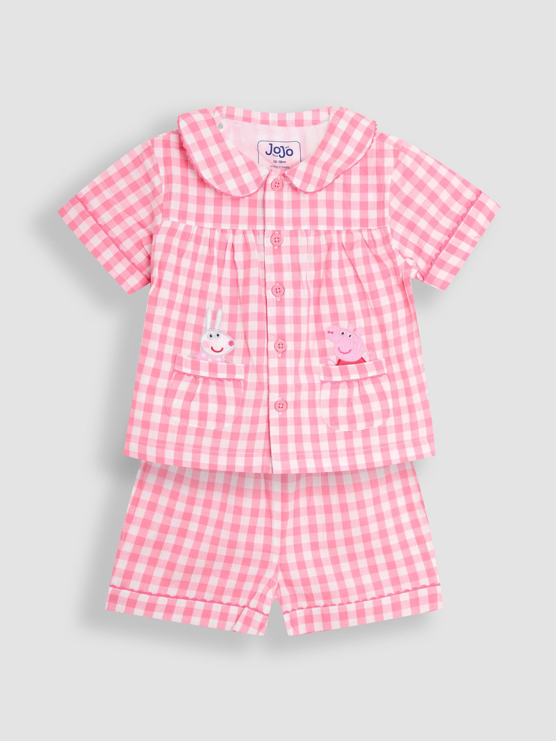Pink Peppa Pig Character Classic Woven Pyjamas (AT1982) | £23