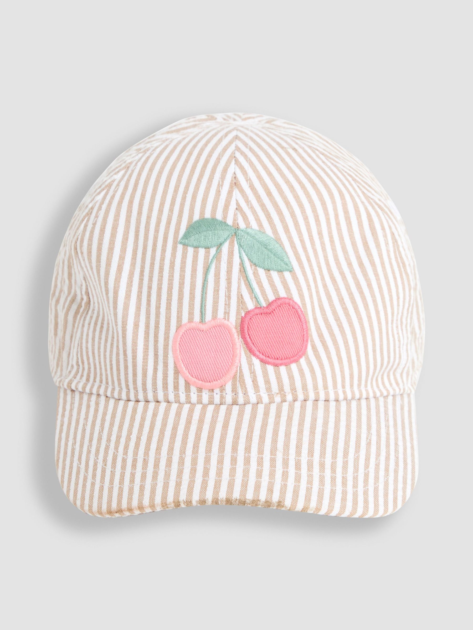 Cream Appliqué Cap (AT1987) | £15