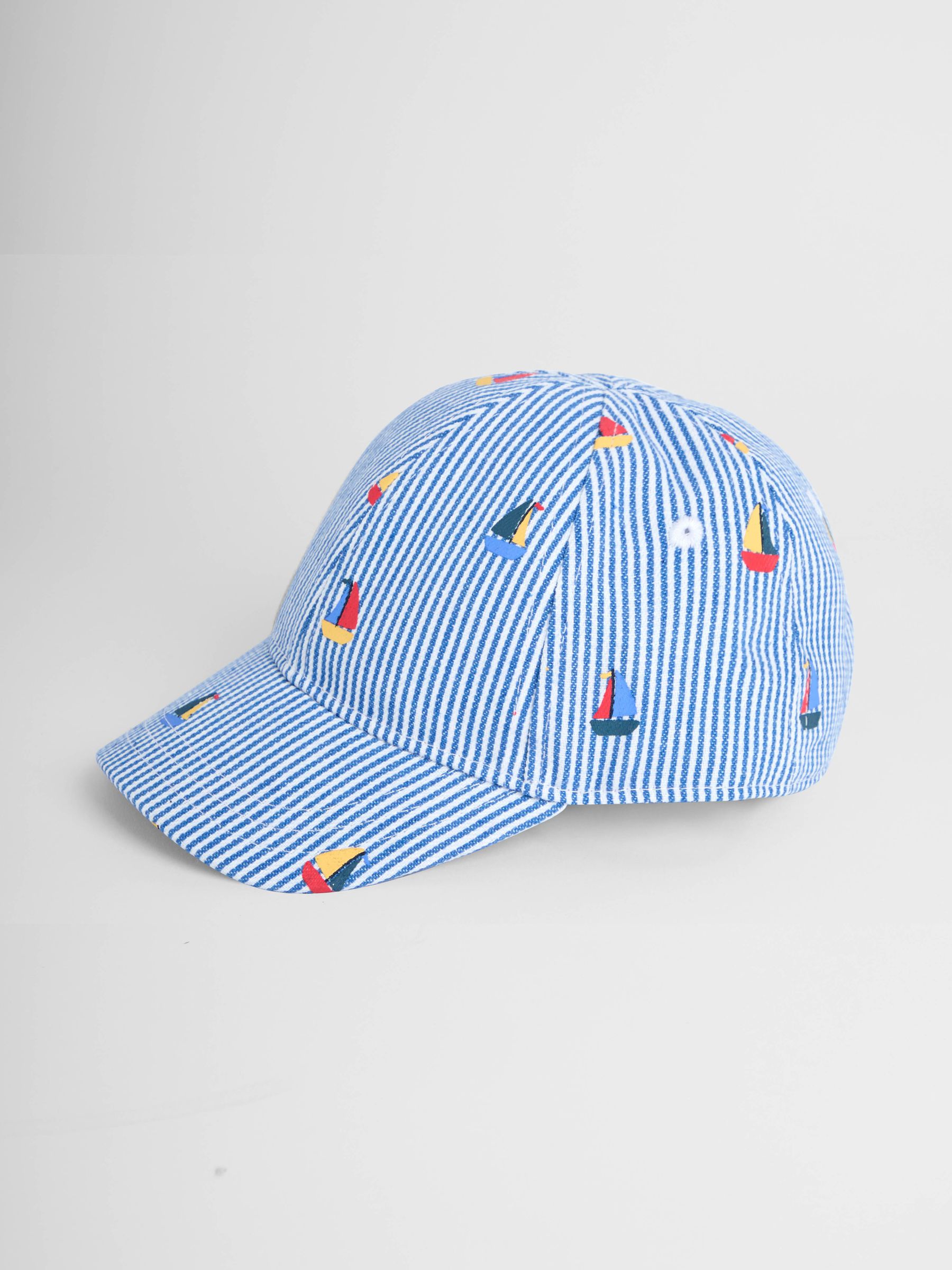 Blue Embroidered Cap (AT1990) | £15