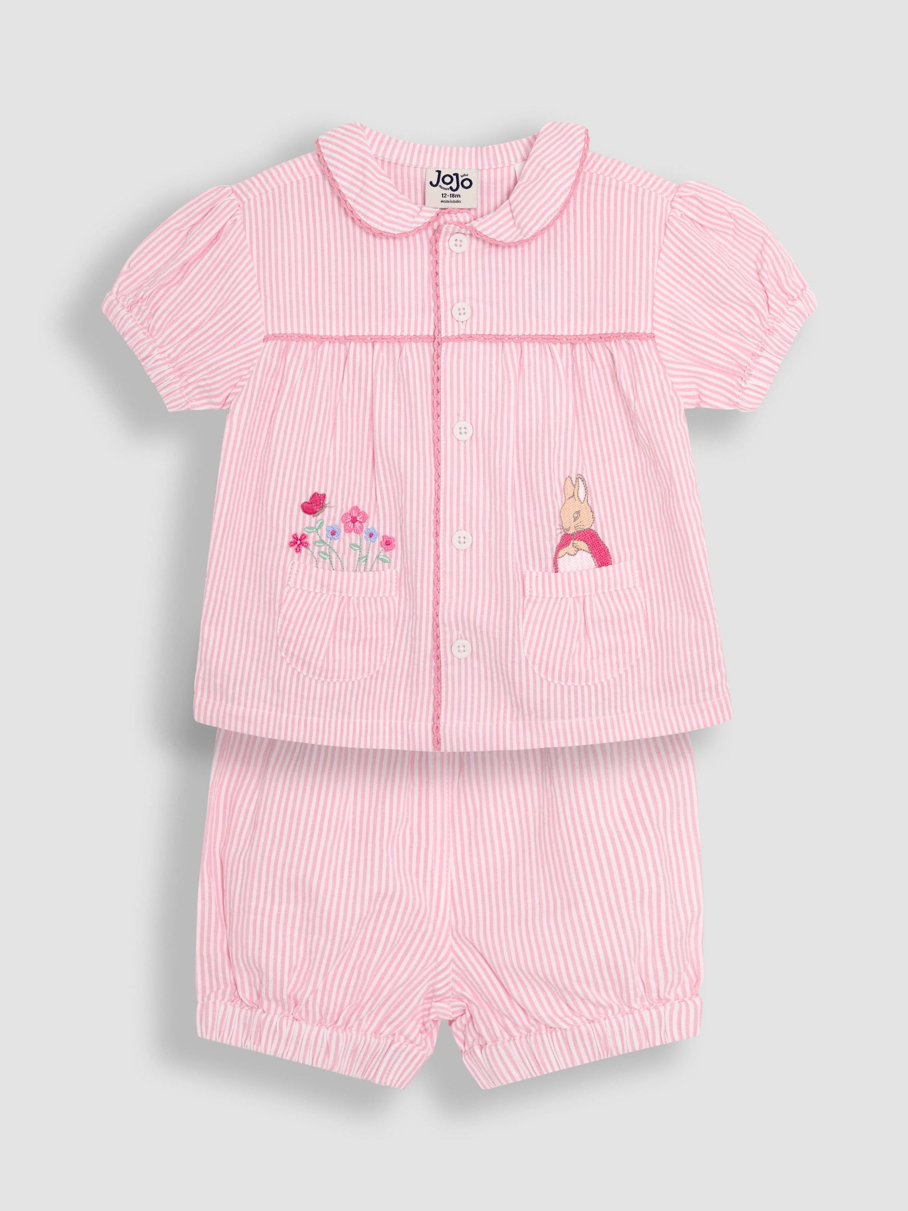 Pink Flopsy Bunny Classic Woven Pyjamas (AT2014) | £23