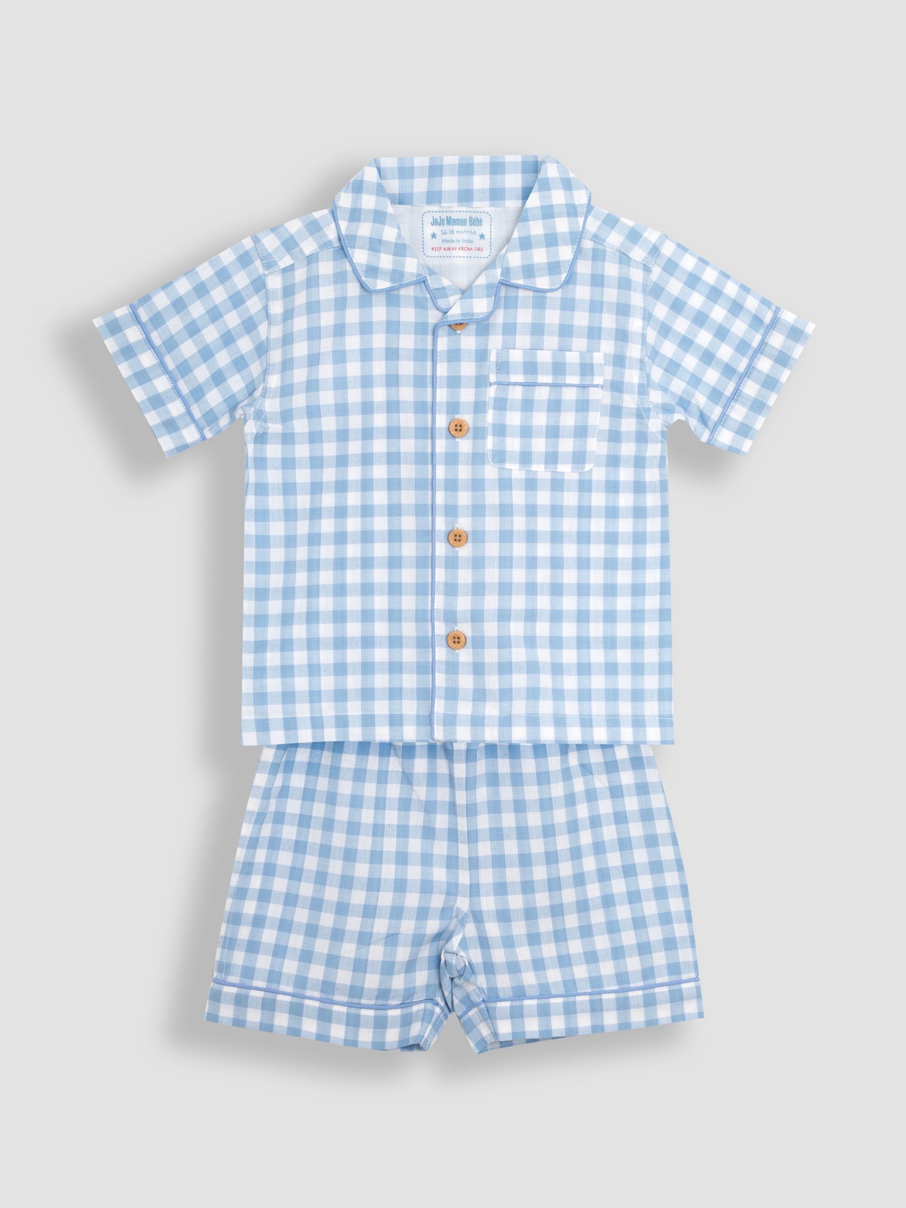 Blue Woven Classic Pyjamas (AT2029) | £21
