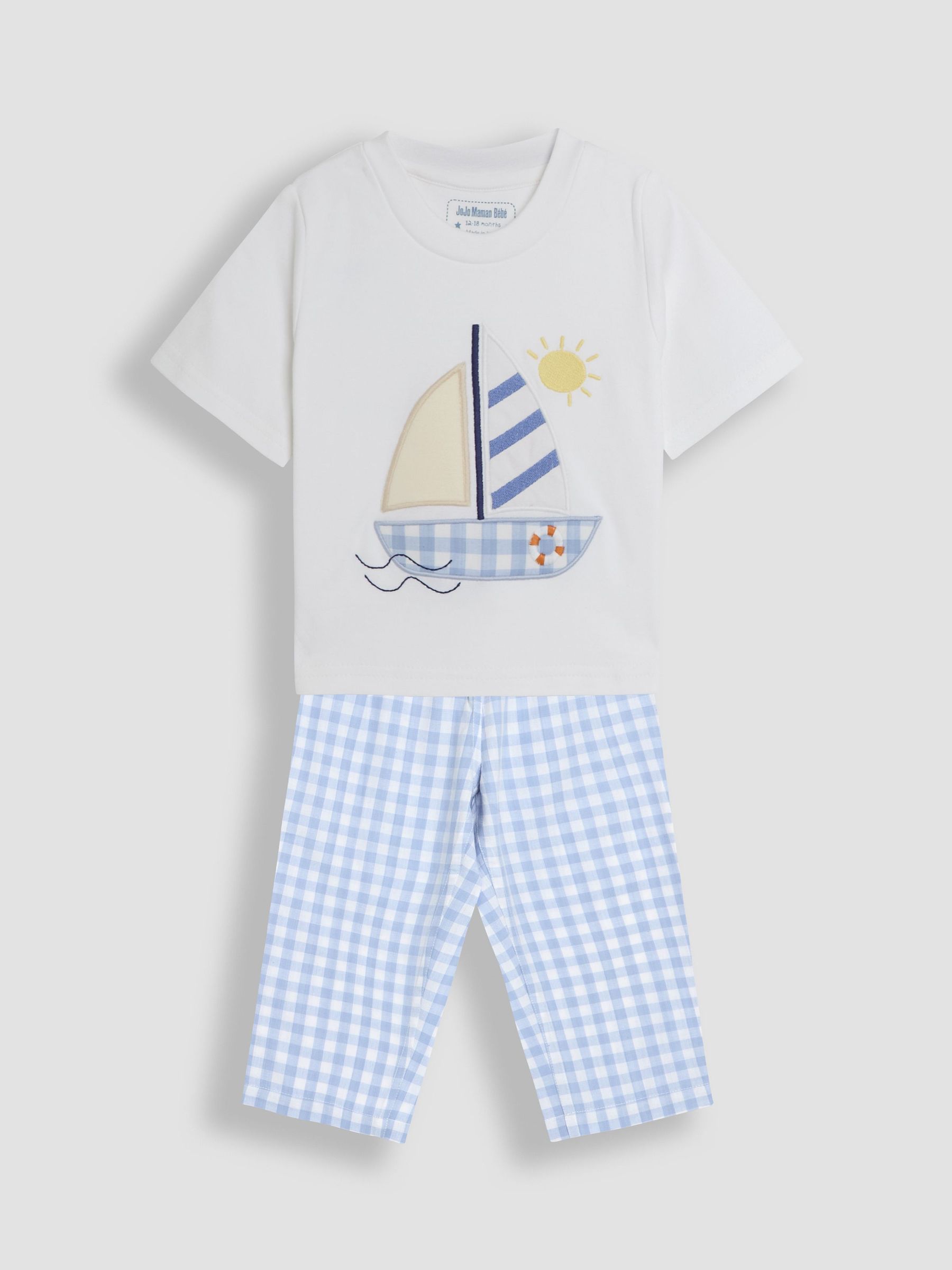White Appliqué Woven Pyjamas (AT2067) | £21