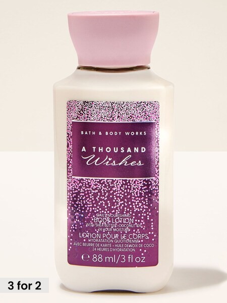 A Thousand Wishes - Bath & Body Works A Thousand Wishes Travel Size Body Lotion 3 Fl Oz / 88 Ml