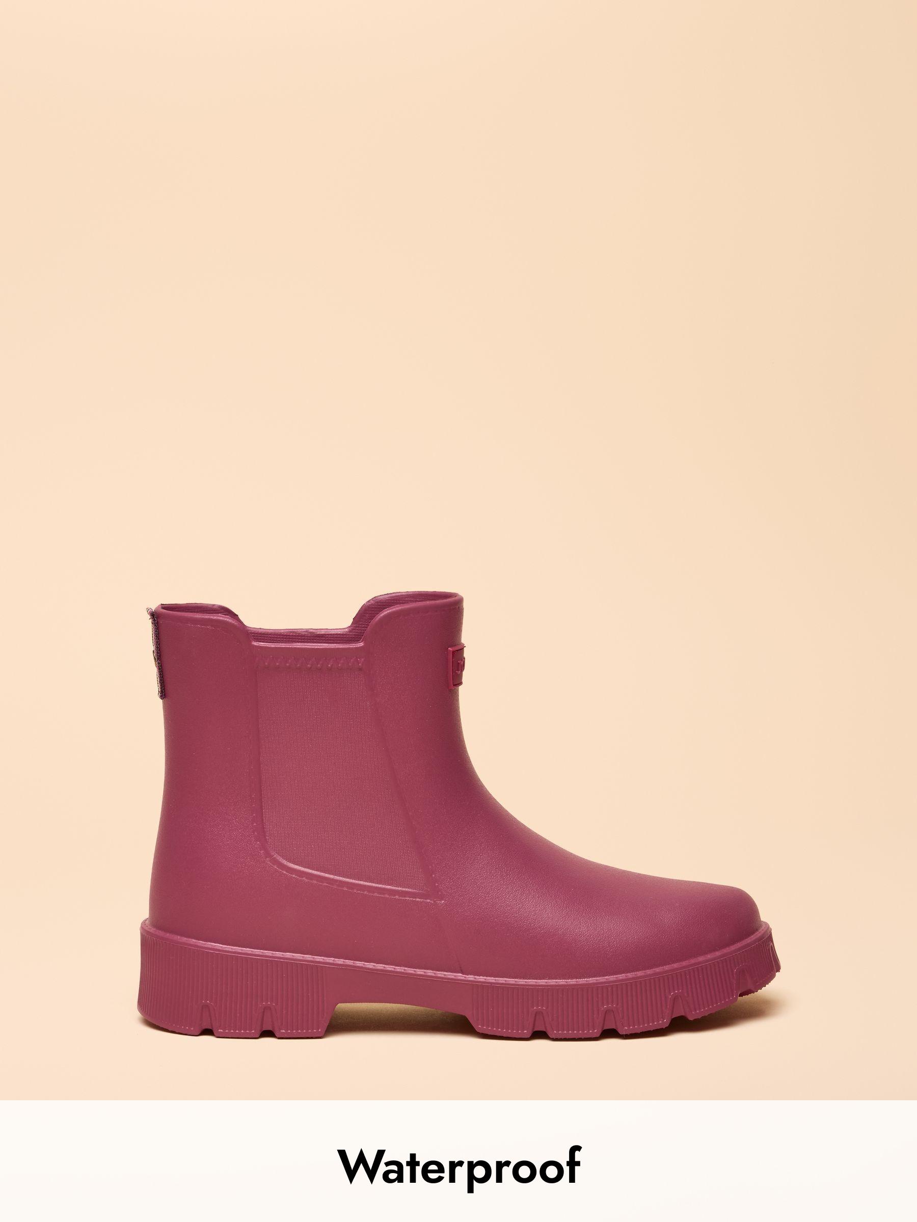 Raindance Berry Red Lightweight EVA Ankle Wellies (AT2449) | £29