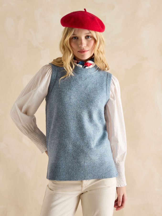 Holly Blue Longline Knitted Vest (AT2721) | £45