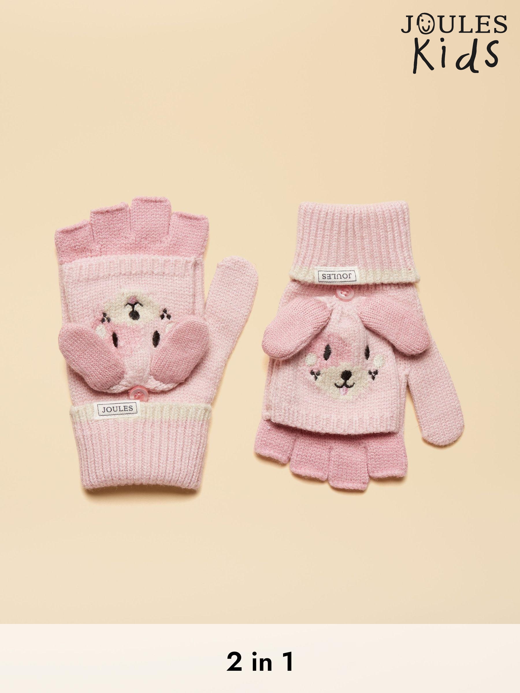 Kids' Carey Pink Character Gloves (AT2789) | £14.95