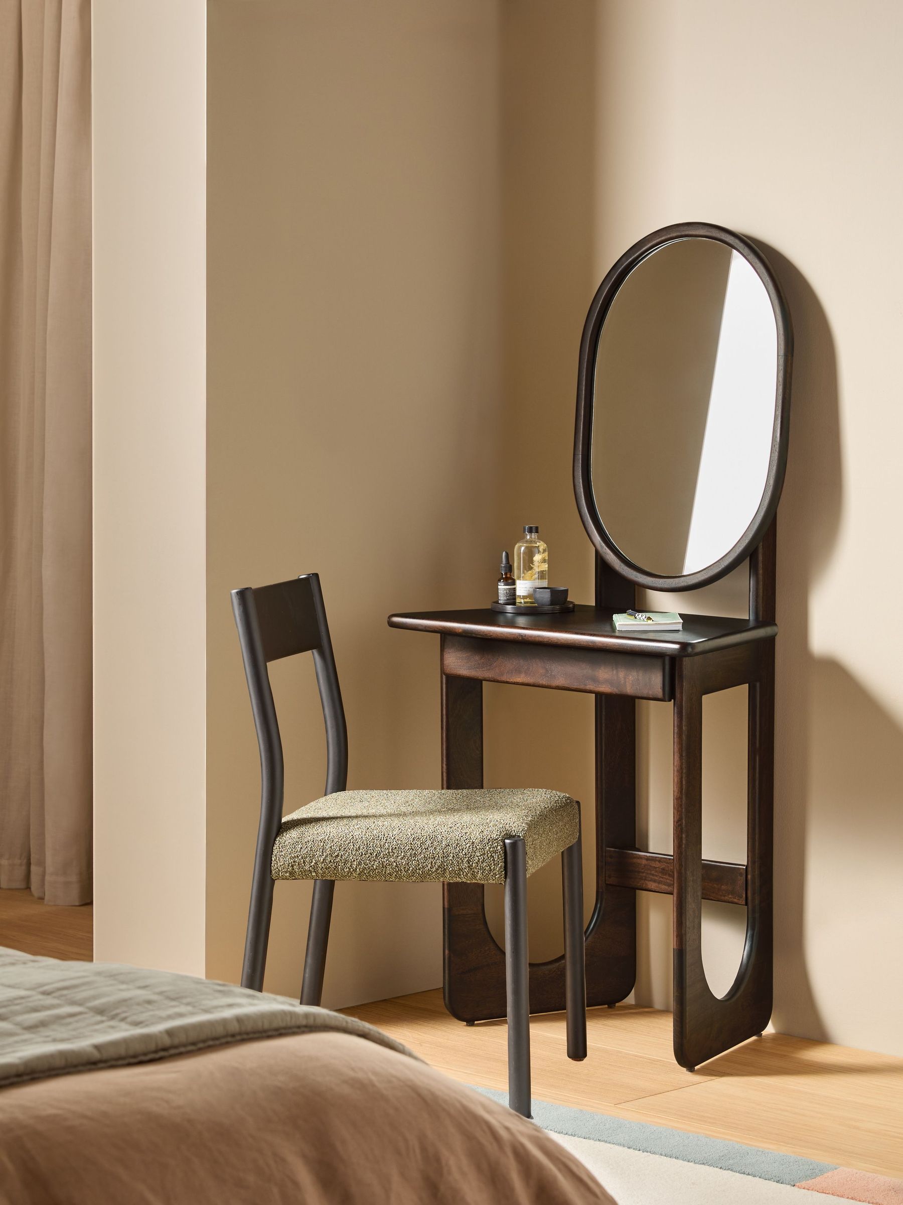 Arlo Console Dressing Table in Dark Brown (AT4433) | £499