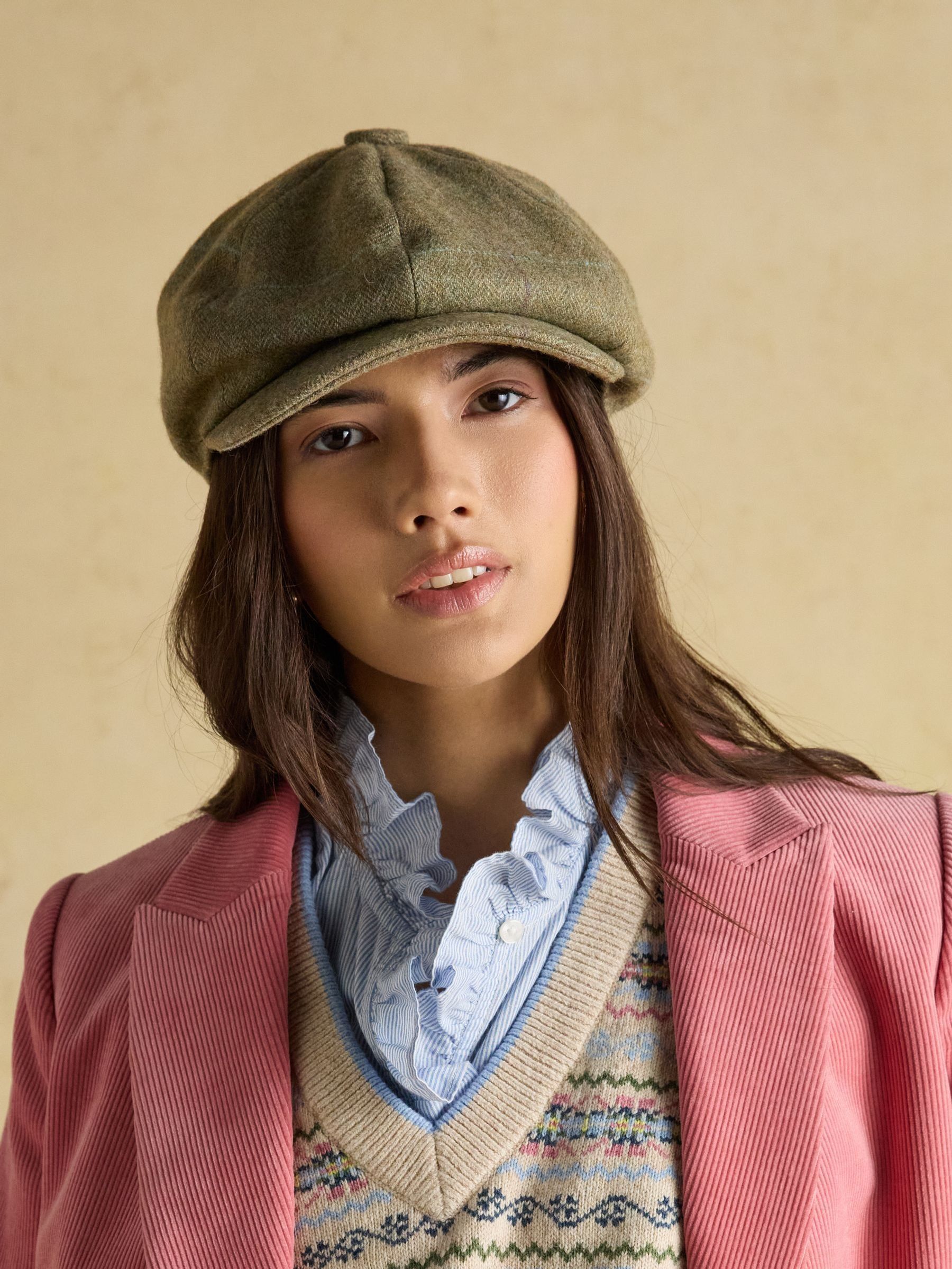 Harrogate Green Baker Boy Hat