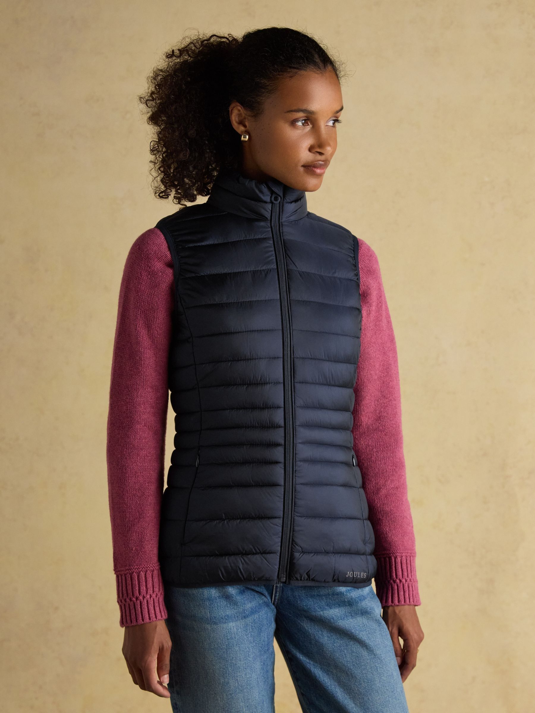 Kenley Navy Showerproof Padded Gilet