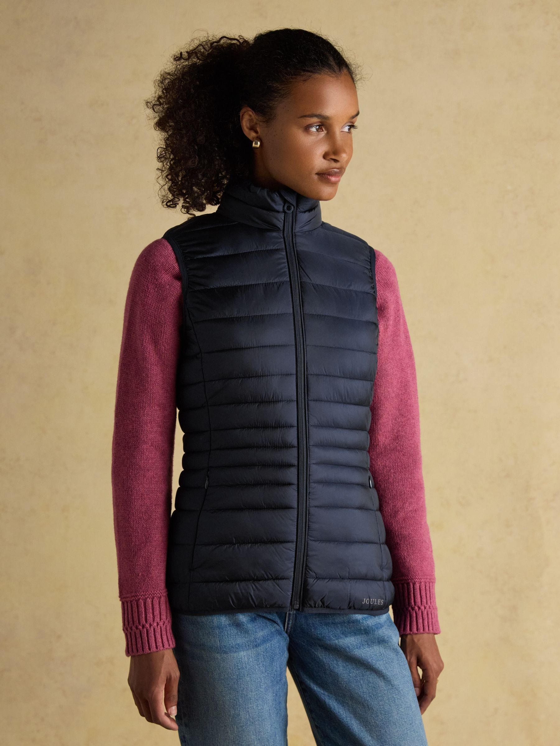 Kenley Navy Showerproof Padded Gilet (AT5973) | £49.95