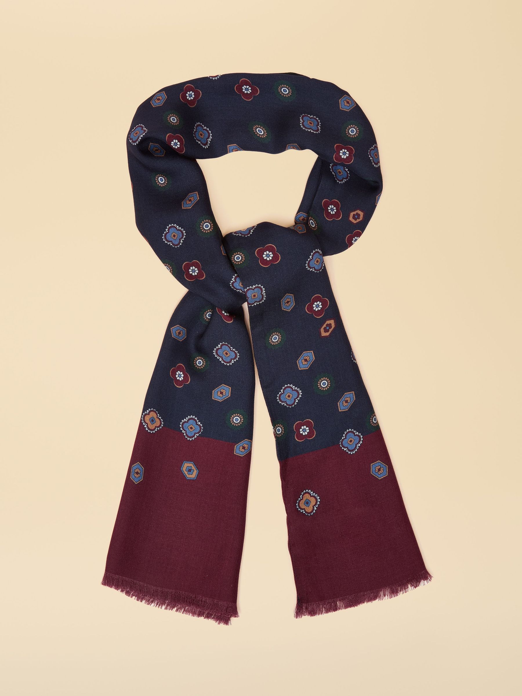 Mayfair Navy Scarf (AT6881) | £25