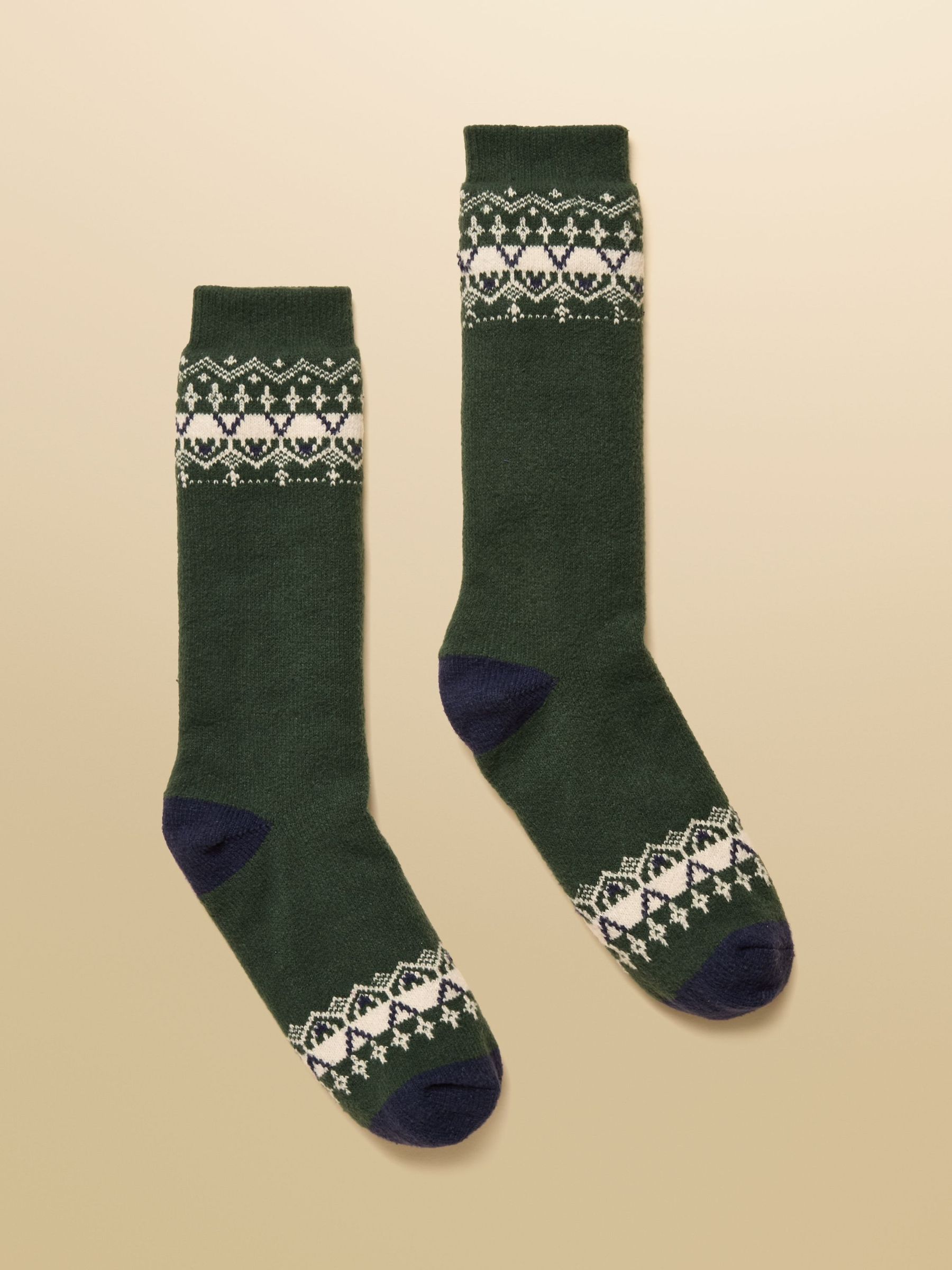 Men's Chalet Green Cosy Lined Sock (AT6885) | £9.95