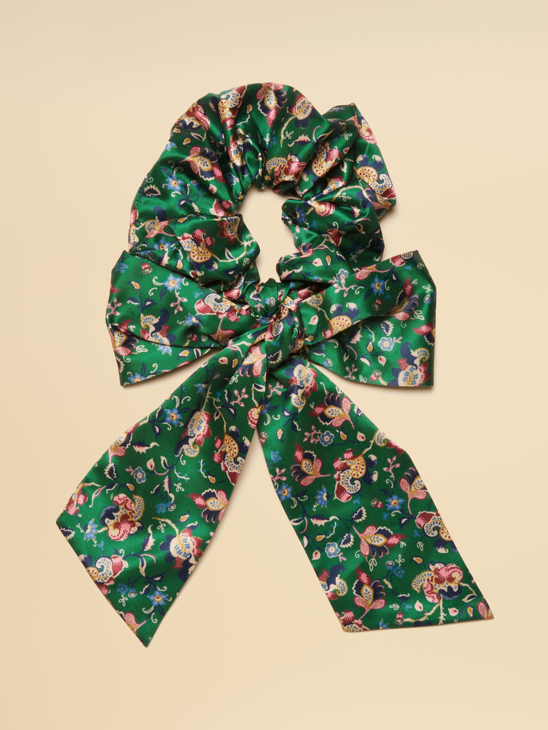 Elissia Green Scarf Scrunchie (AT6996) | £15