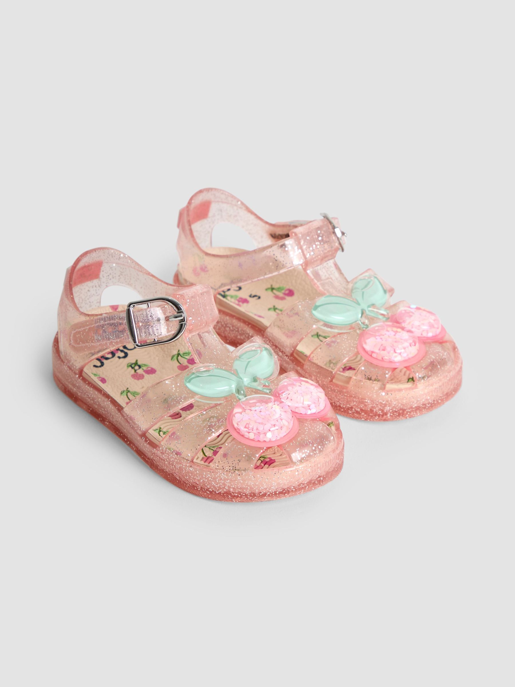 Pink Cherry Jelly Sandals (AT9858) | £15 - £17