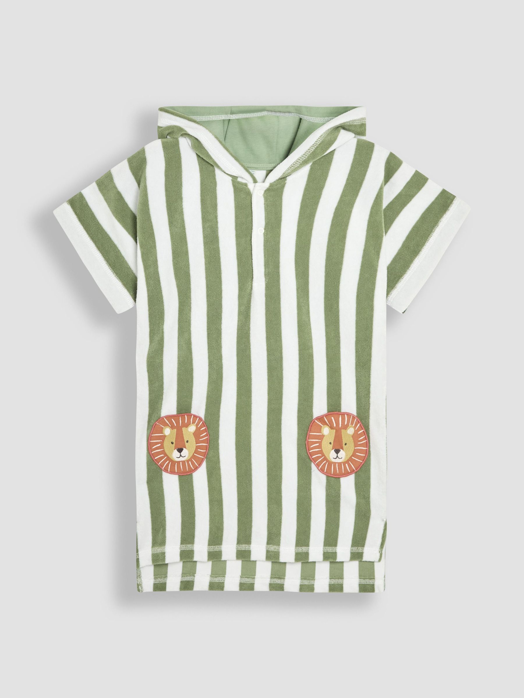 Green Lion Towelling Poncho (AT9866) | £25 - £26