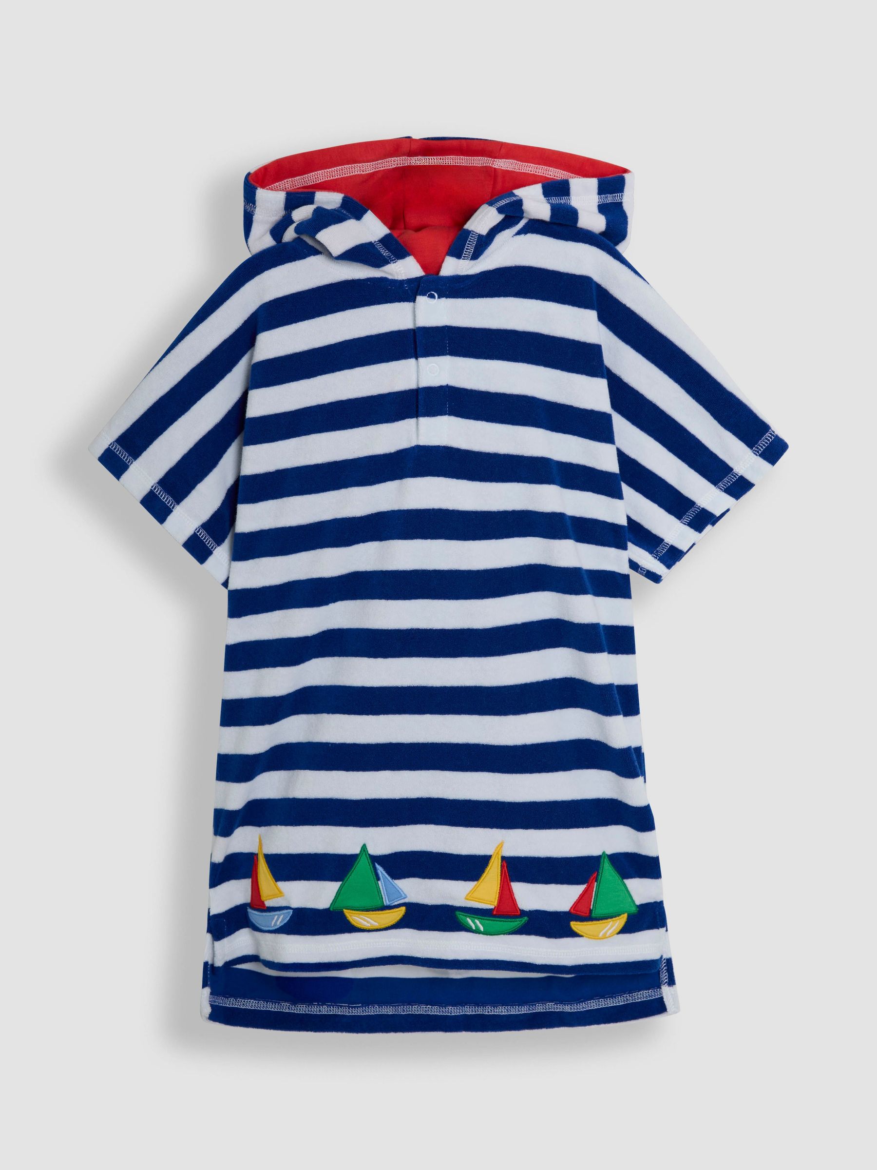 Blue Boat Towelling Poncho (AT9870) | £25 - £26