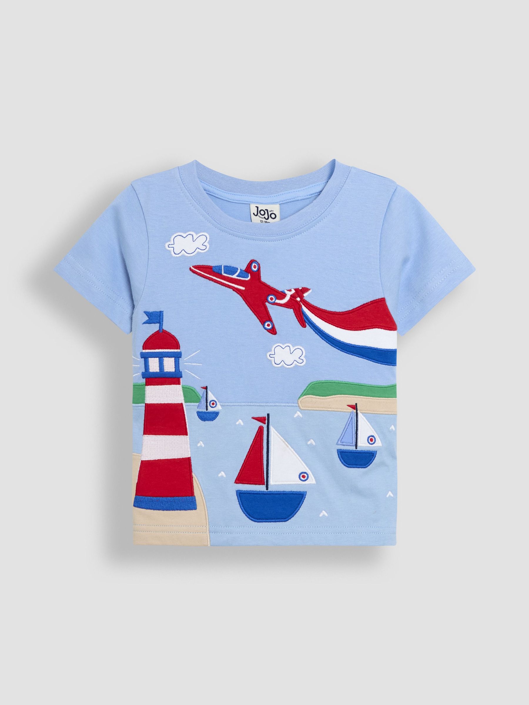 Blue Arrows Appliqué Scene T-Shirt (AU0462) | £17 - £20