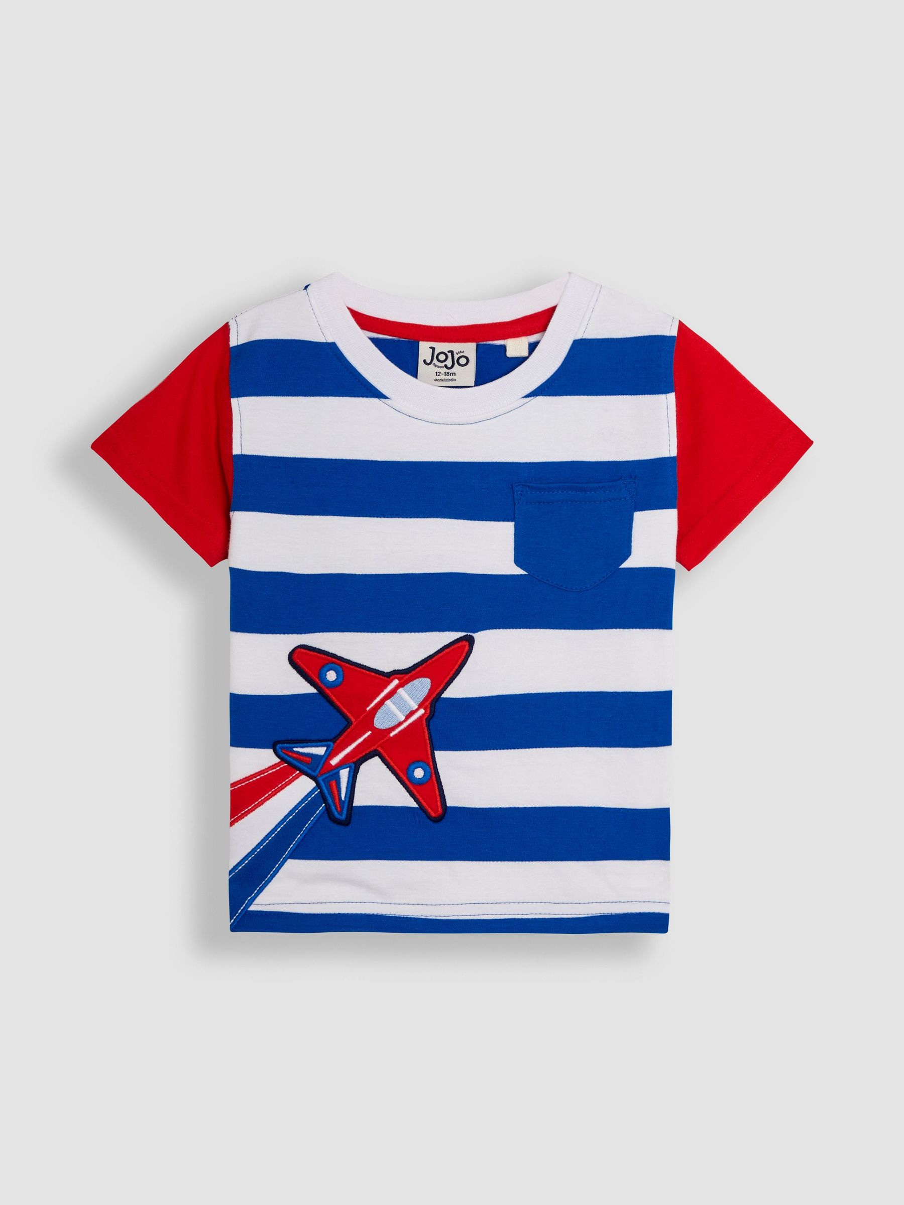 Blue Red Arrows Appliqué Stripe T-Shirt (AU0468) | £17 - £20