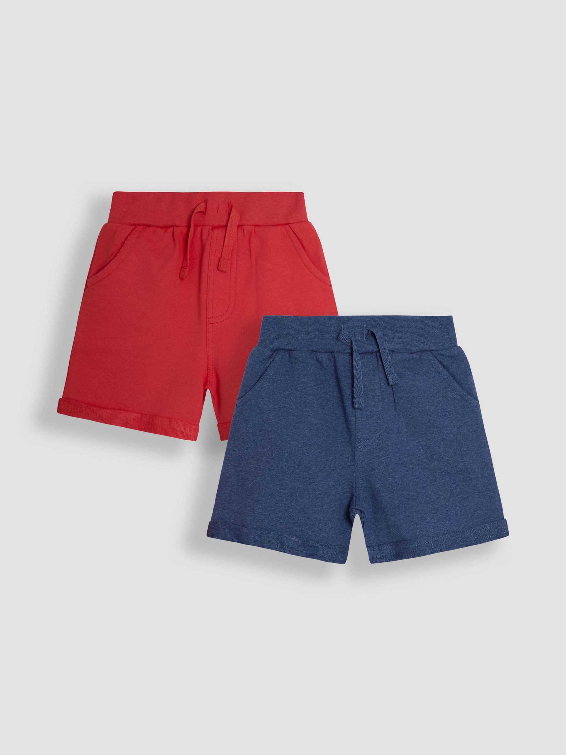 Denim & Red 2-Pack Jogger Shorts (AU0616) | £18 - £21