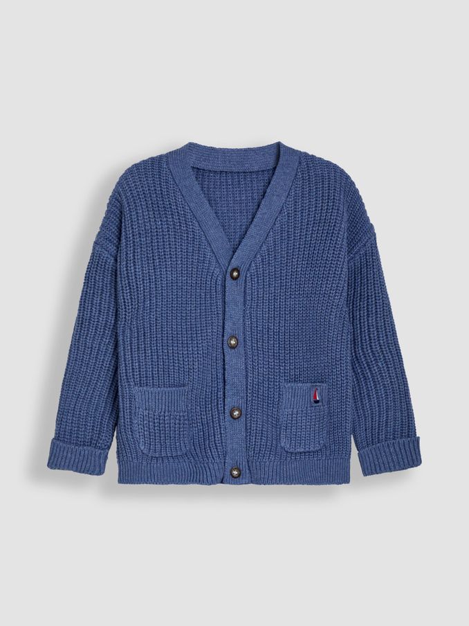 Blue Classic Cardigan (AU0618) | £24 - £26