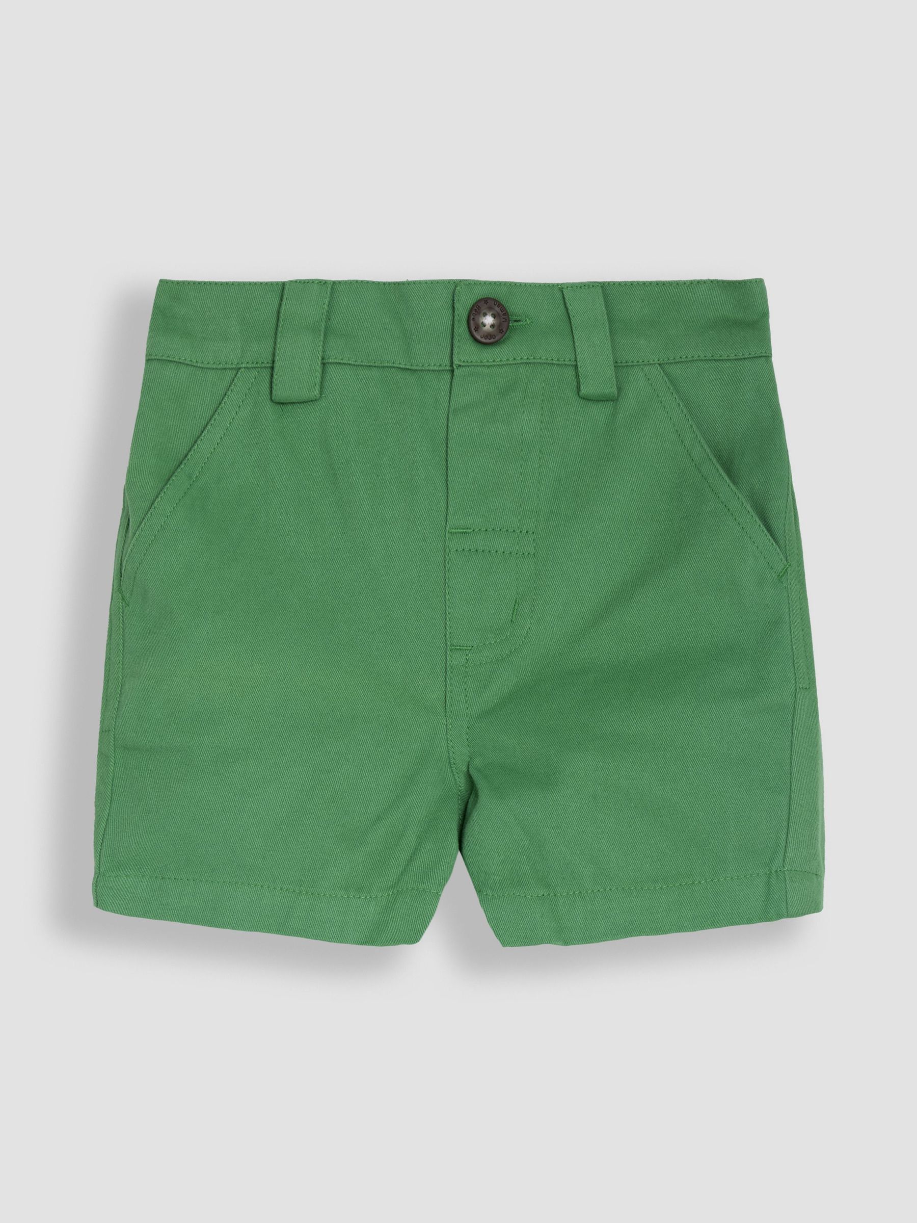 Green Twill Chino Shorts (AU0622) | £18 - £21